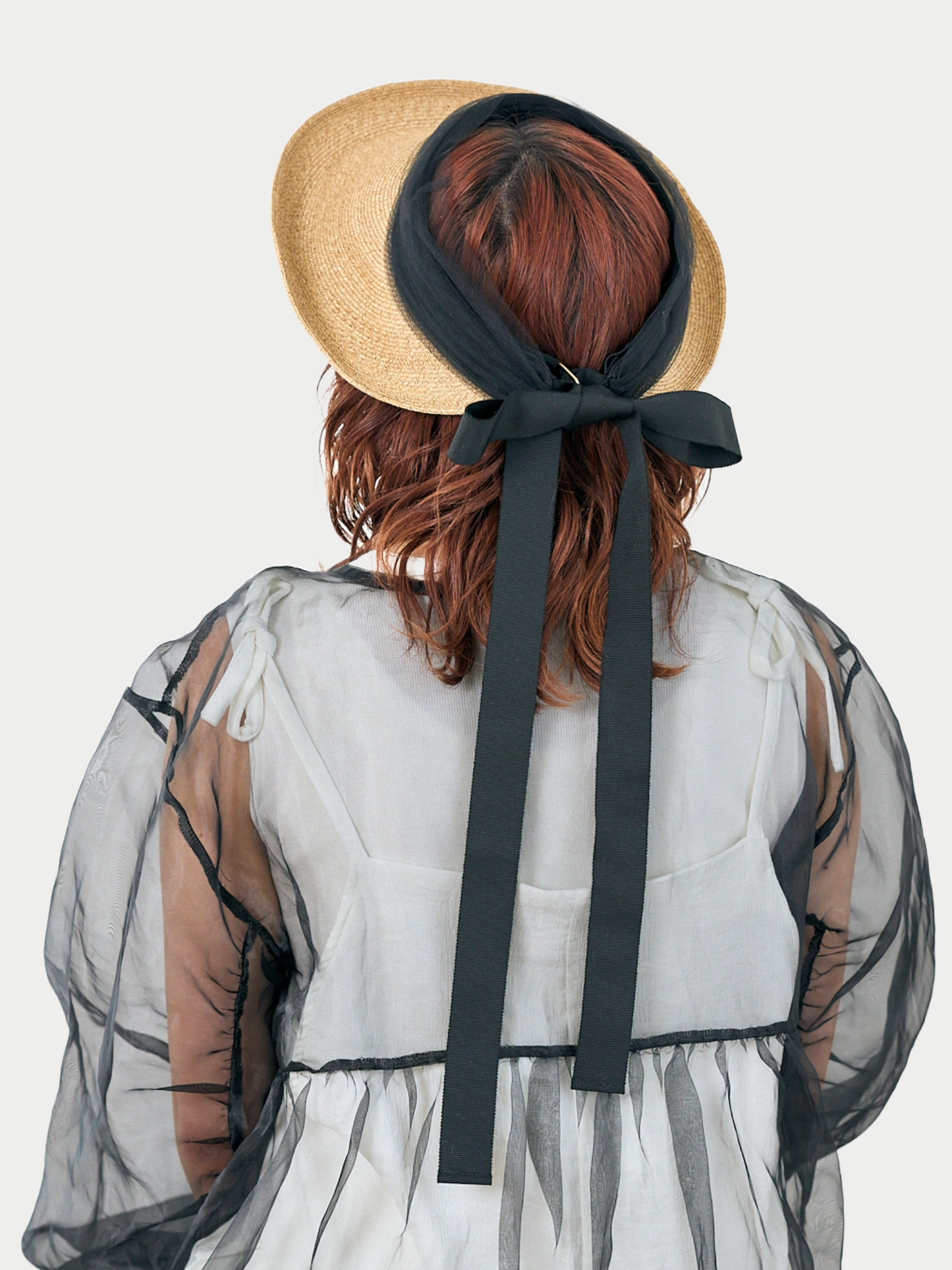 Tulle Turban Visor