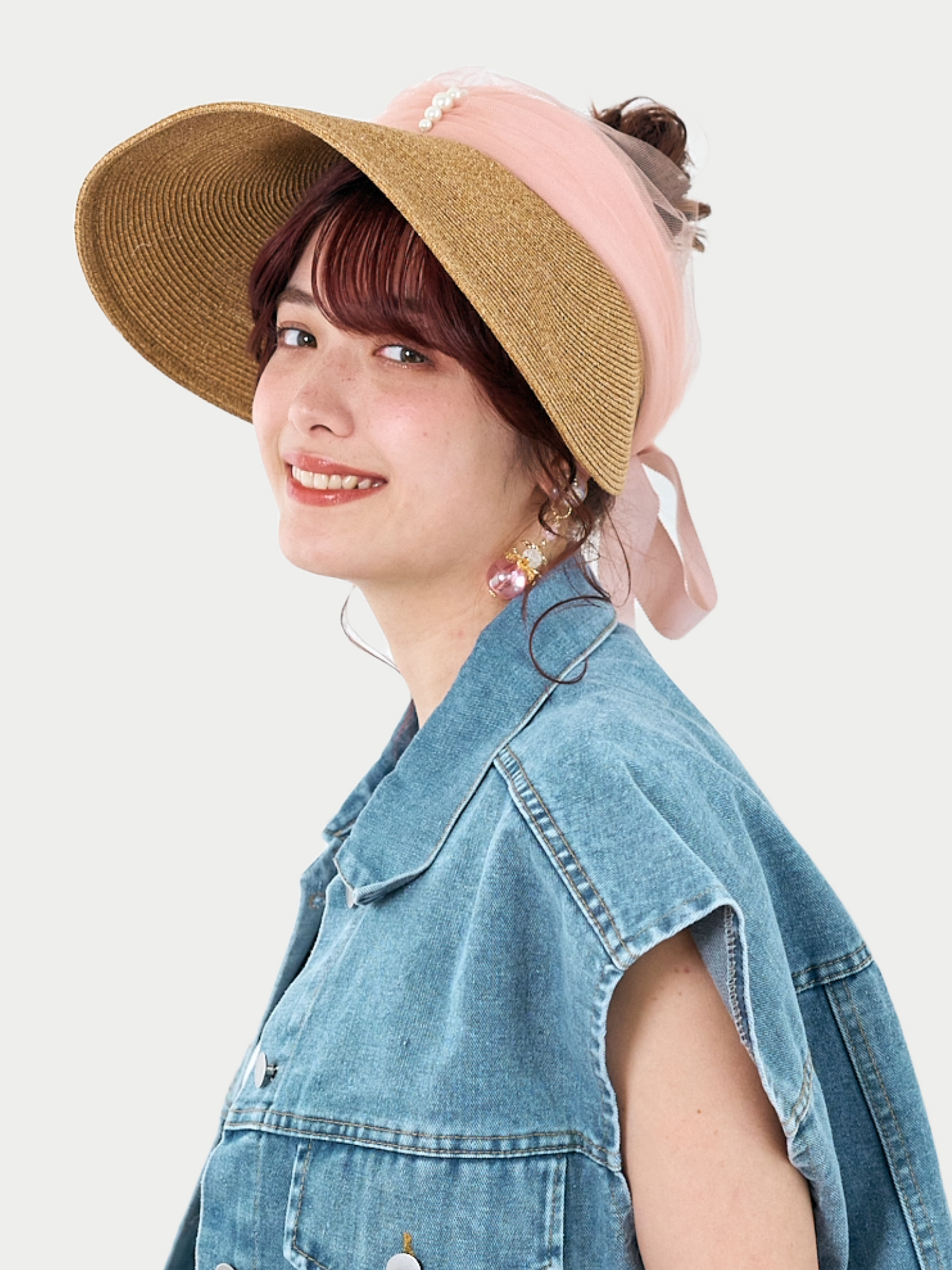 Tulle Turban Visor
