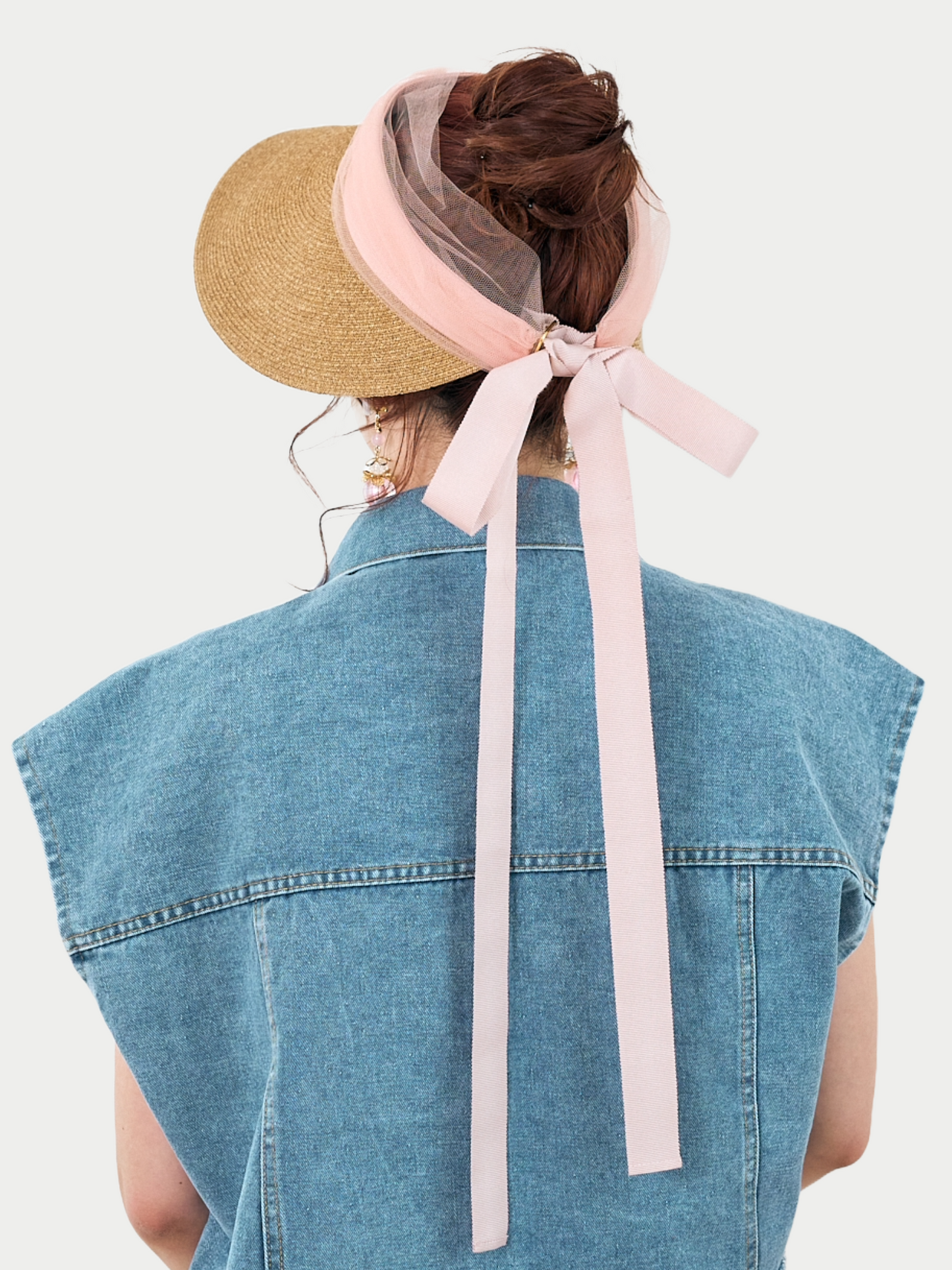 Tulle Turban Visor