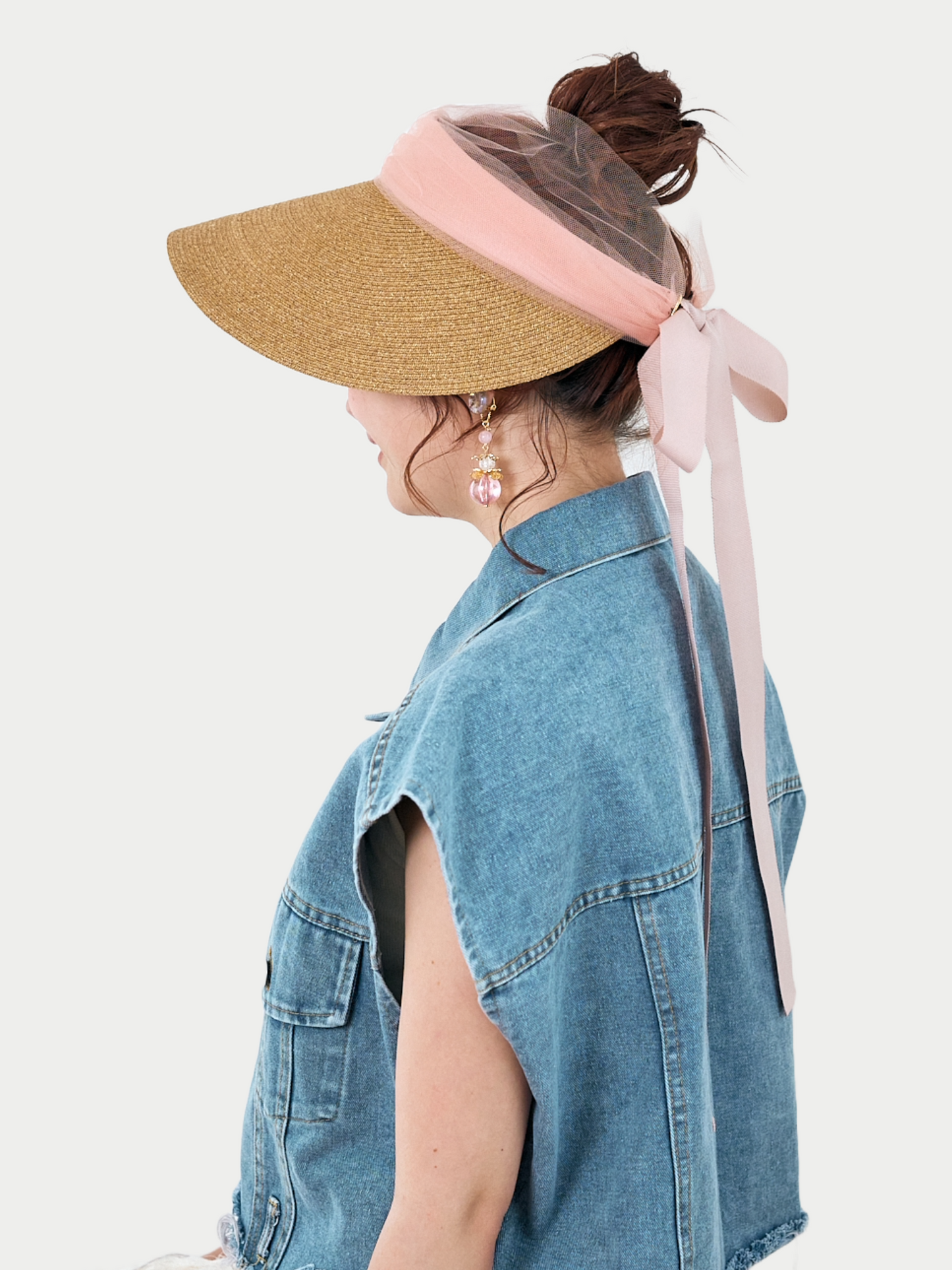 Tulle Turban Visor