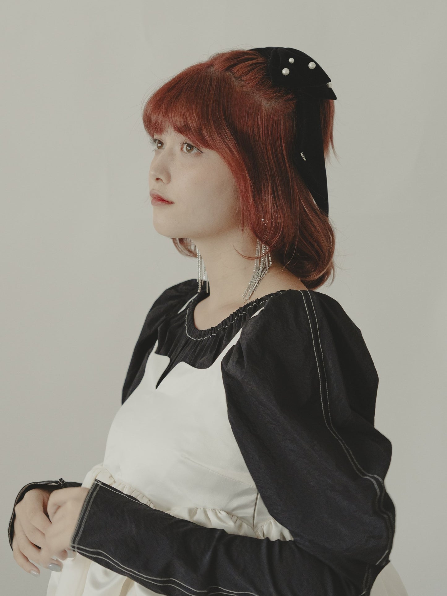 Velour Ribbon CP Barrette