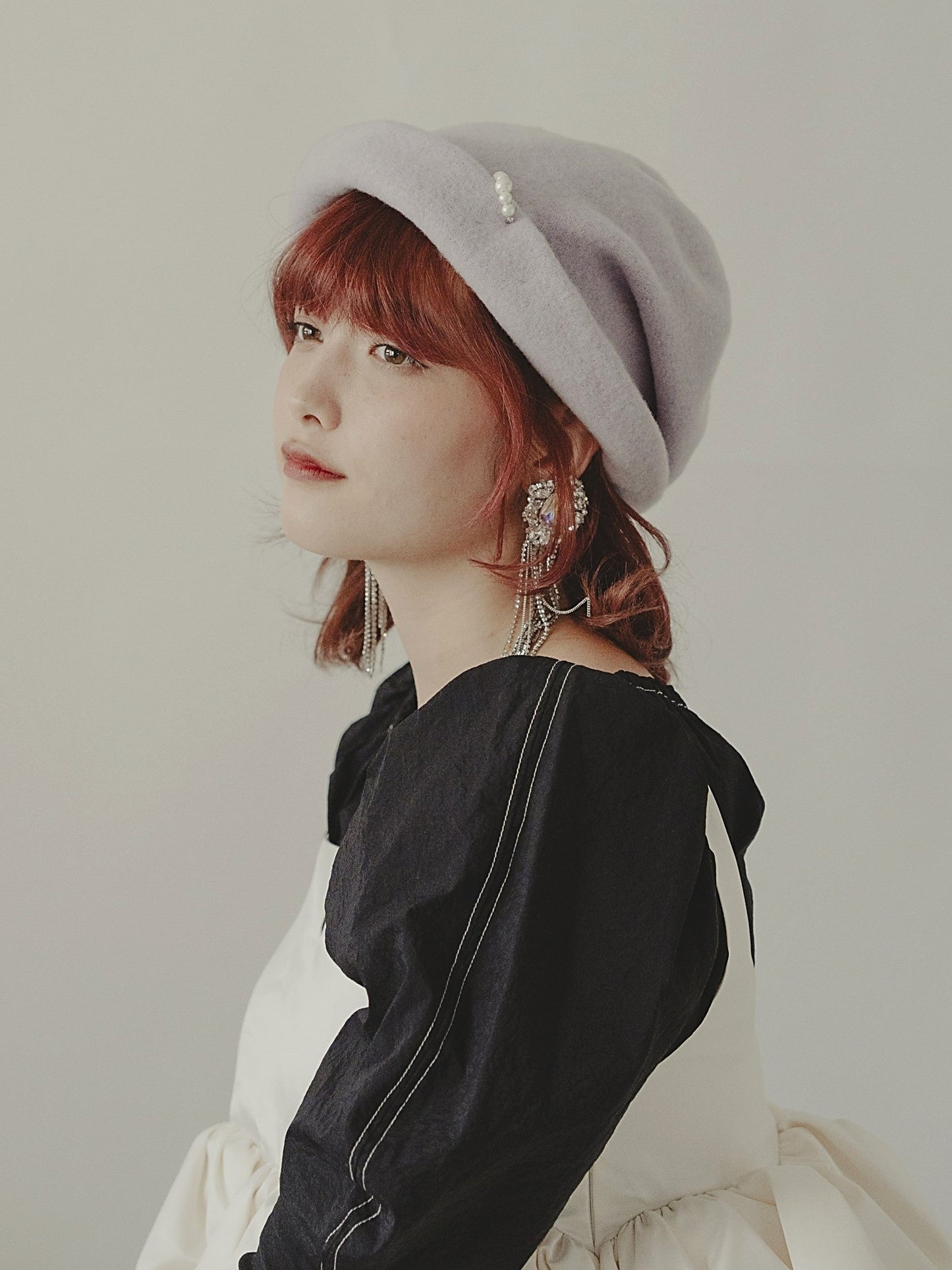 Wool Casquette Pearl