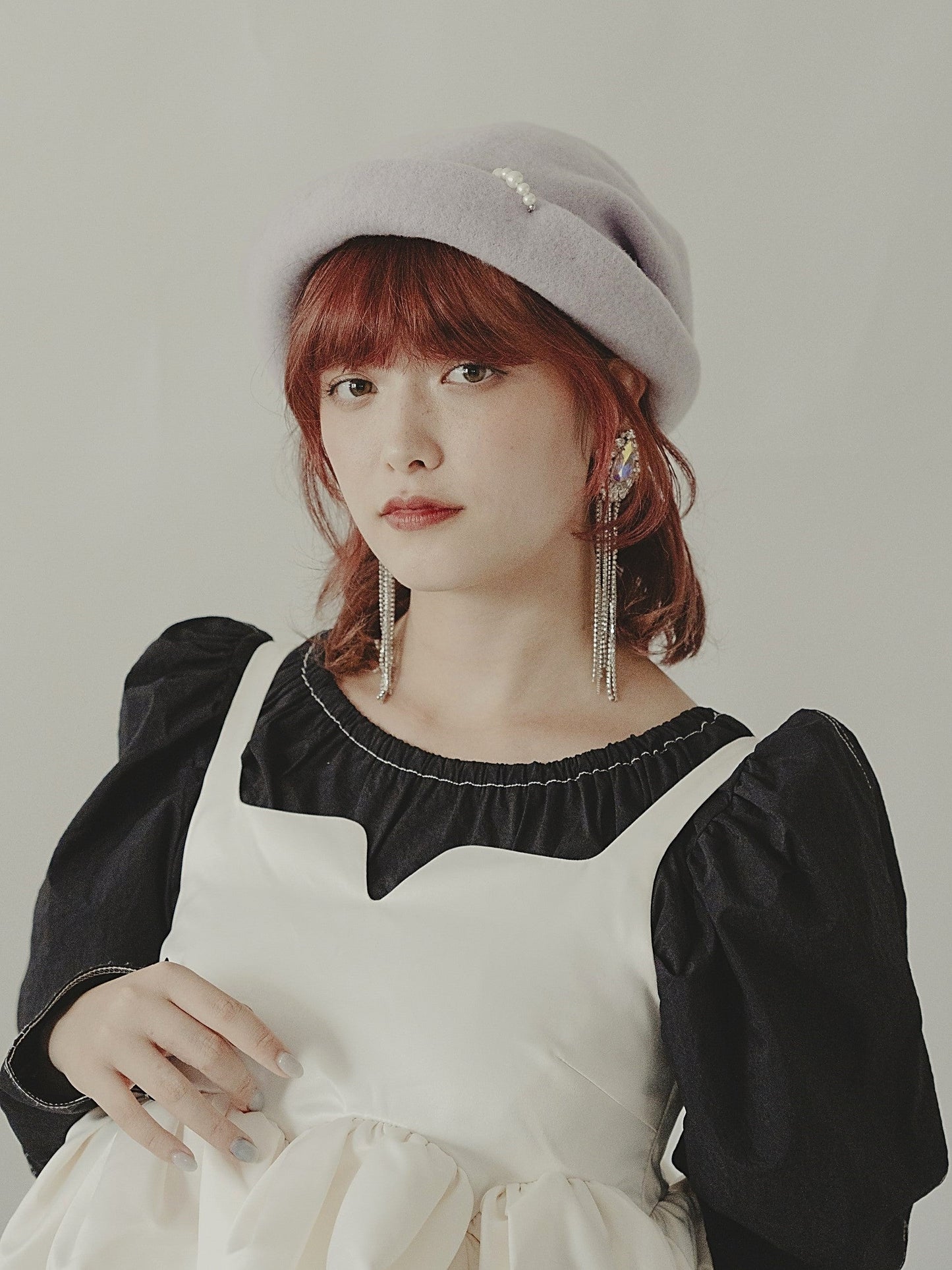 Wool Casquette Pearl