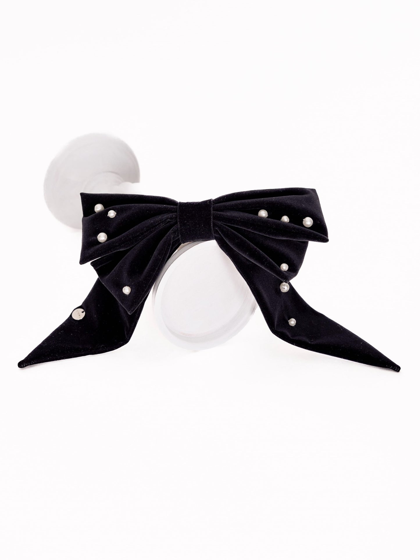 Velour Ribbon CP Barrette