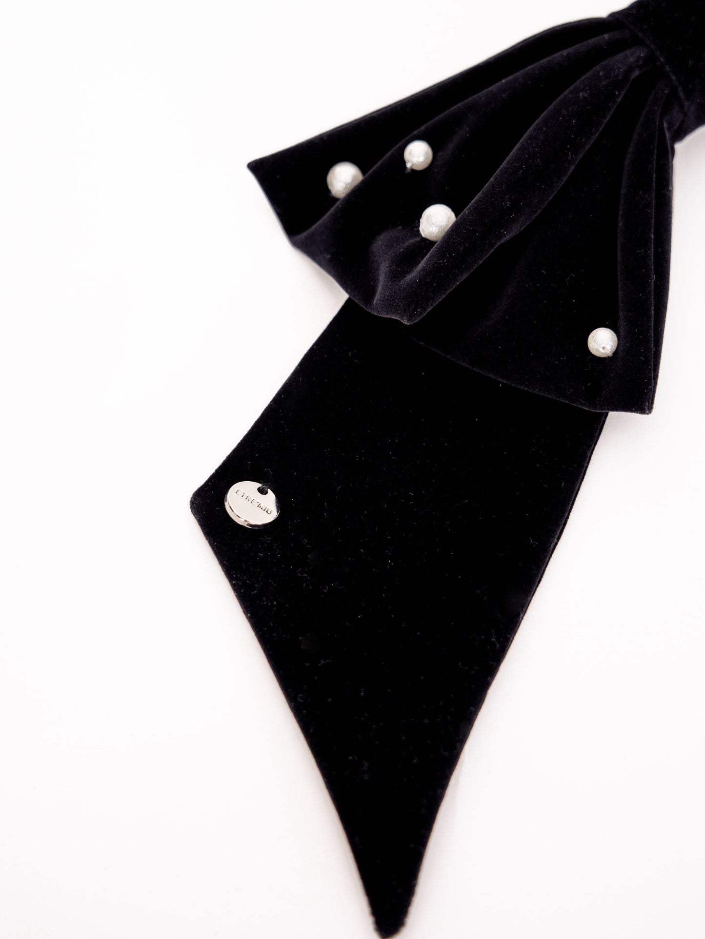 Velour Ribbon CP Barrette