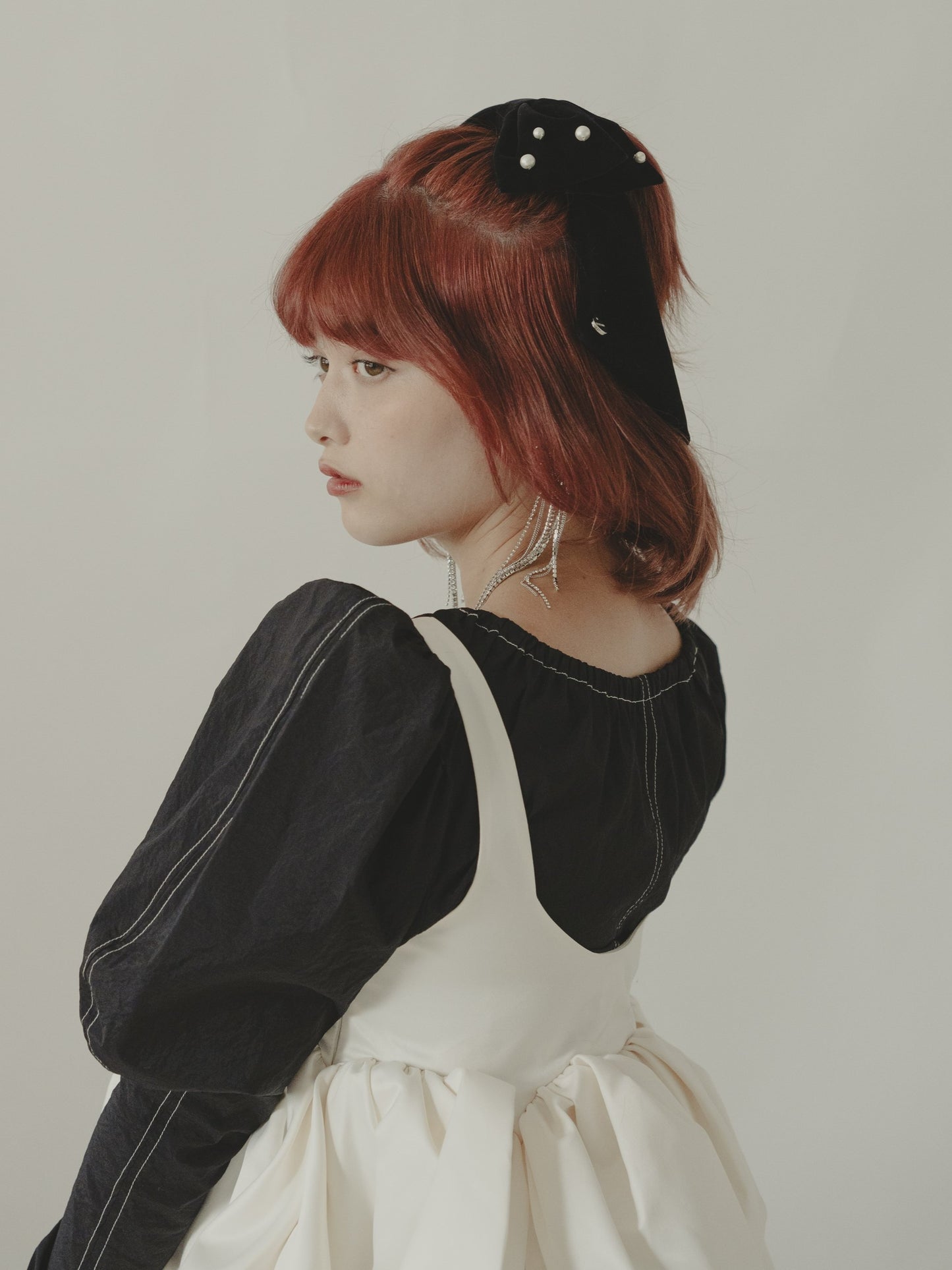 Velour Ribbon CP Barrette