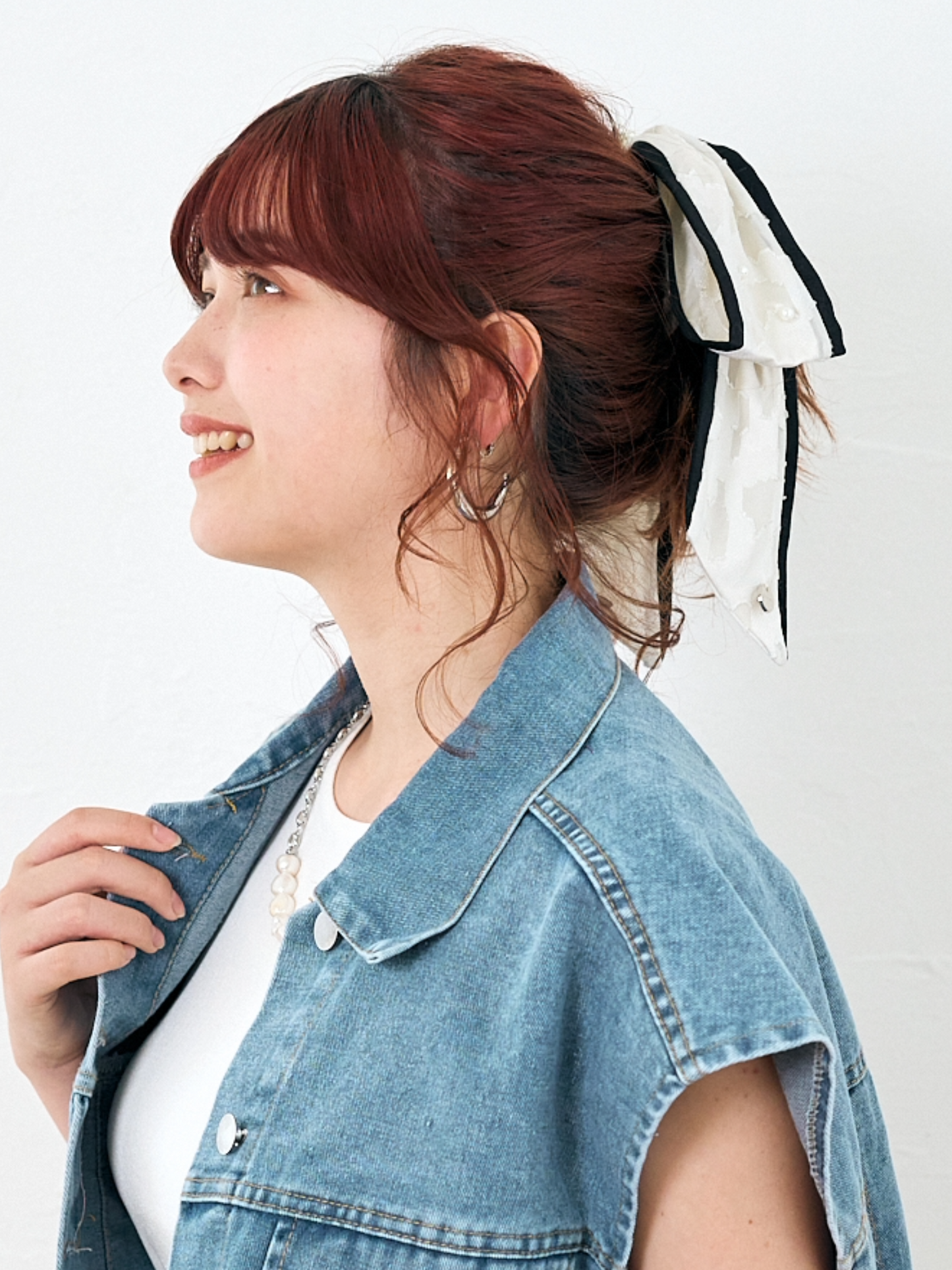 Pearl Ribbon Big Chou Chou