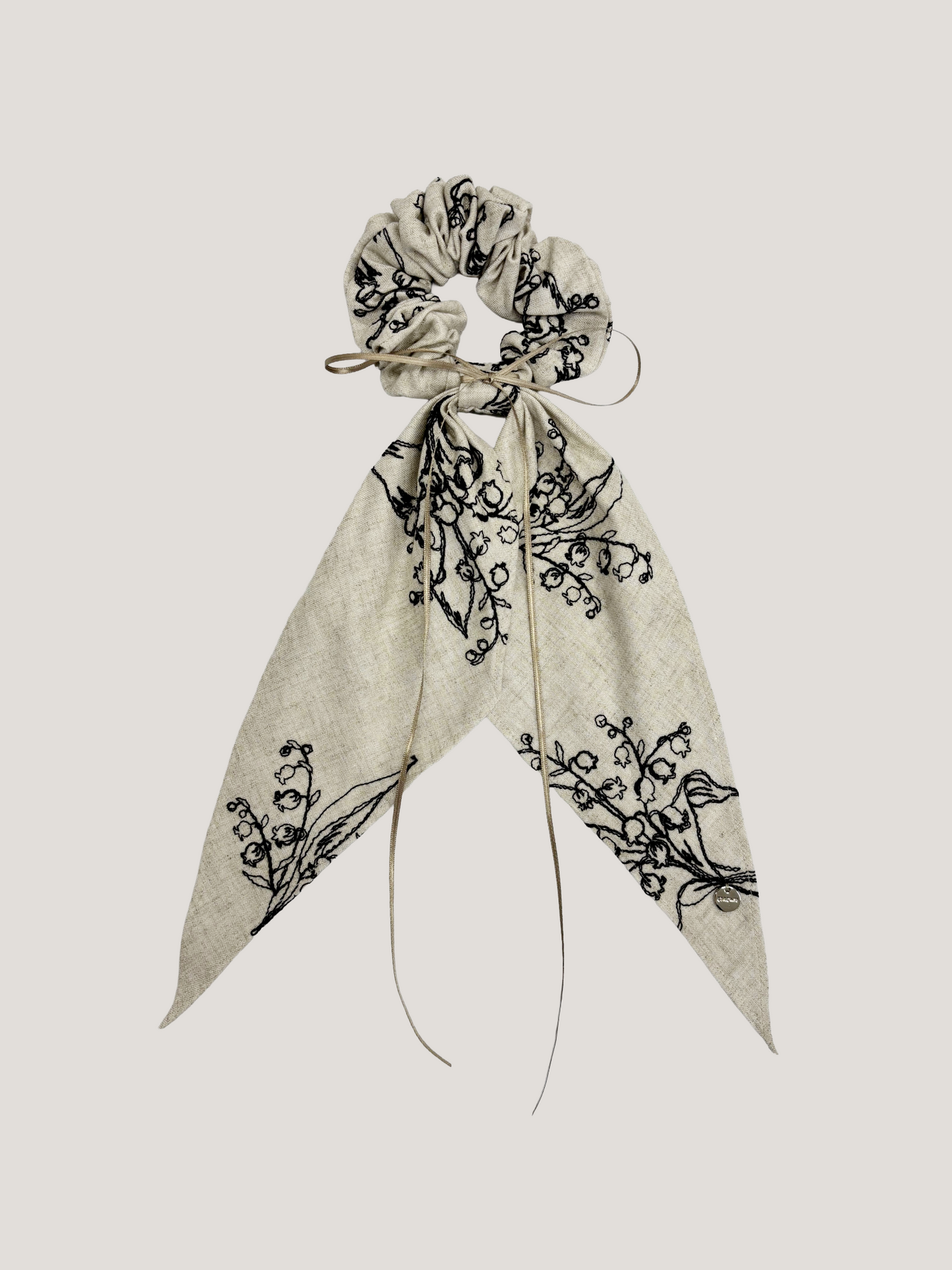 Linen French Ribbon Chou Chou 2