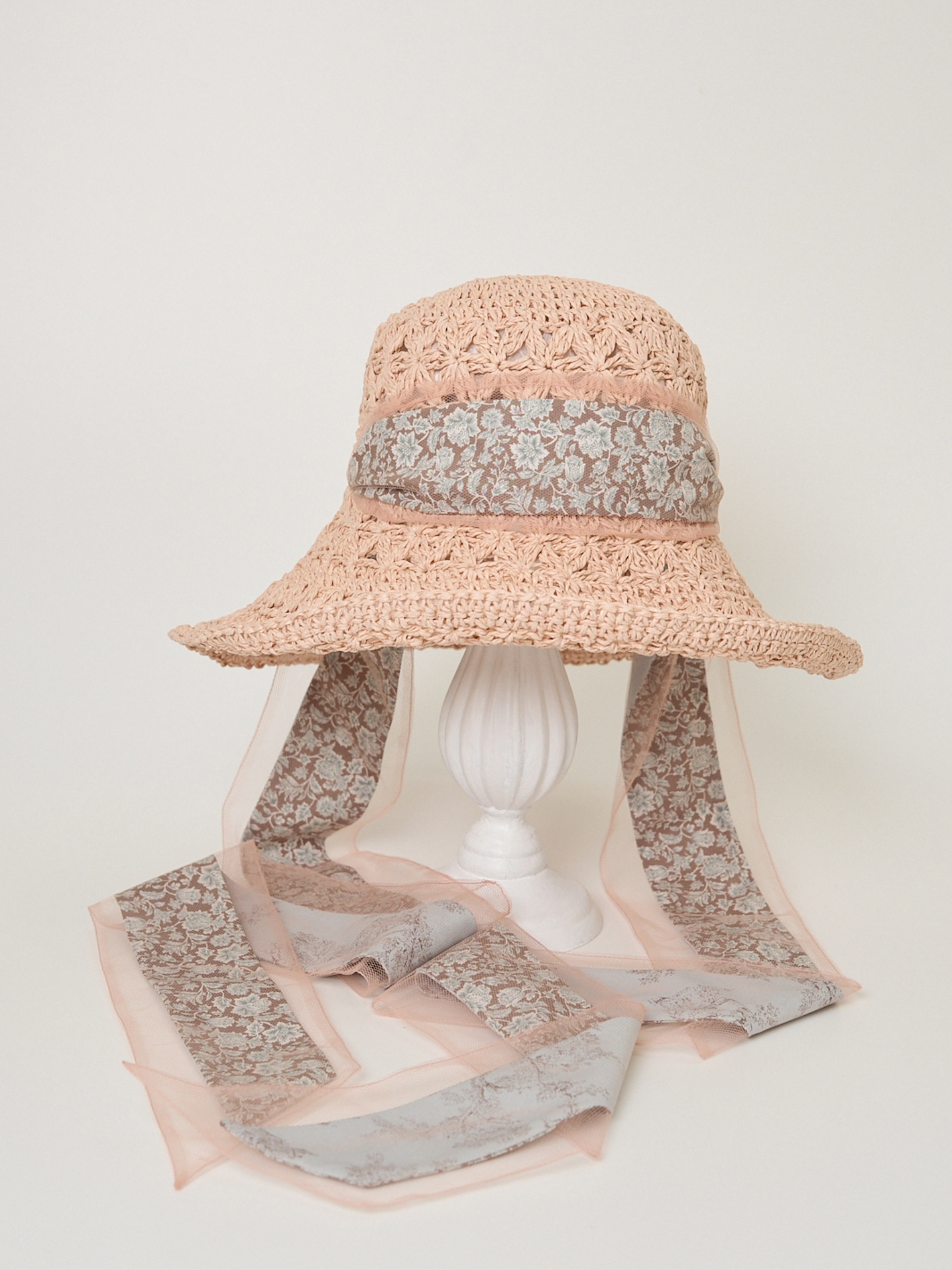 French Riviera Vibe Flower Hat　　