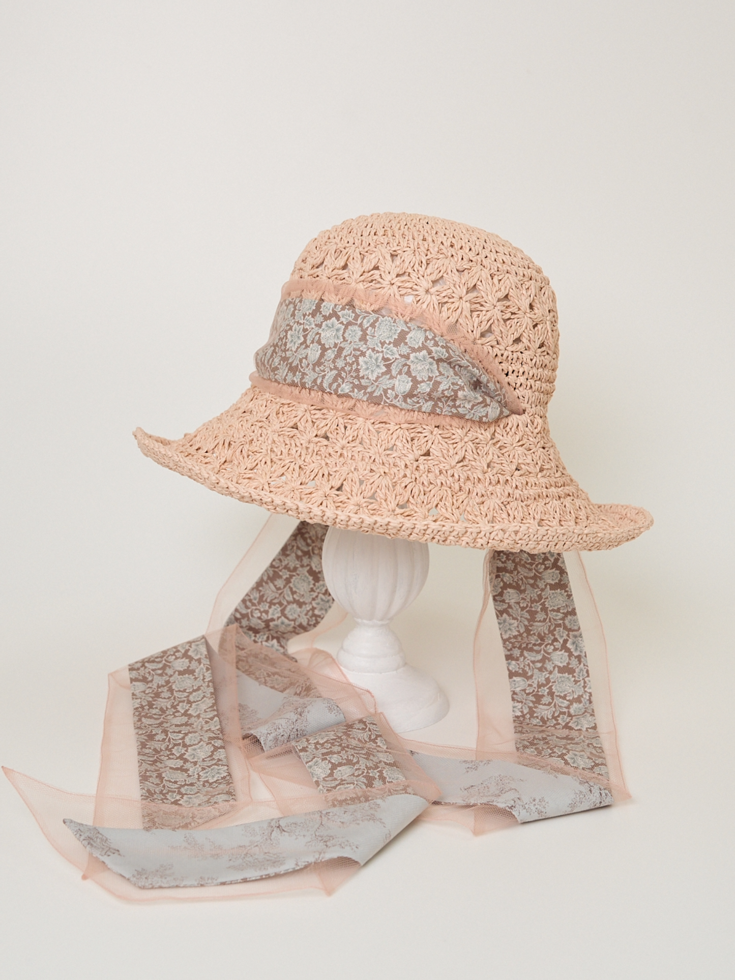 French Riviera Vibe Flower Hat　　