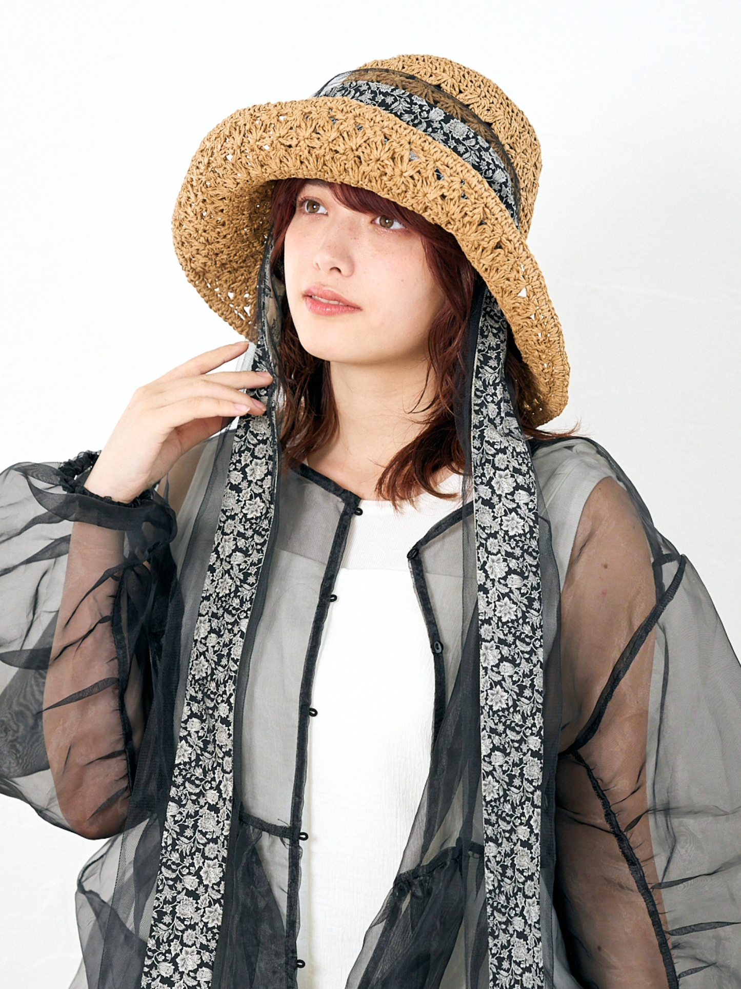 French Riviera Vibe Flower Hat　　