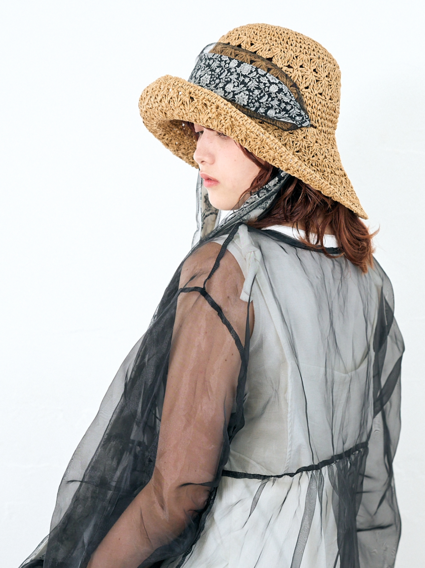 French Riviera Vibe Flower Hat　　