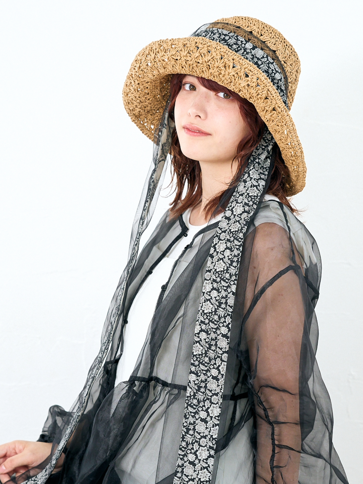 French Riviera Vibe Flower Hat　　