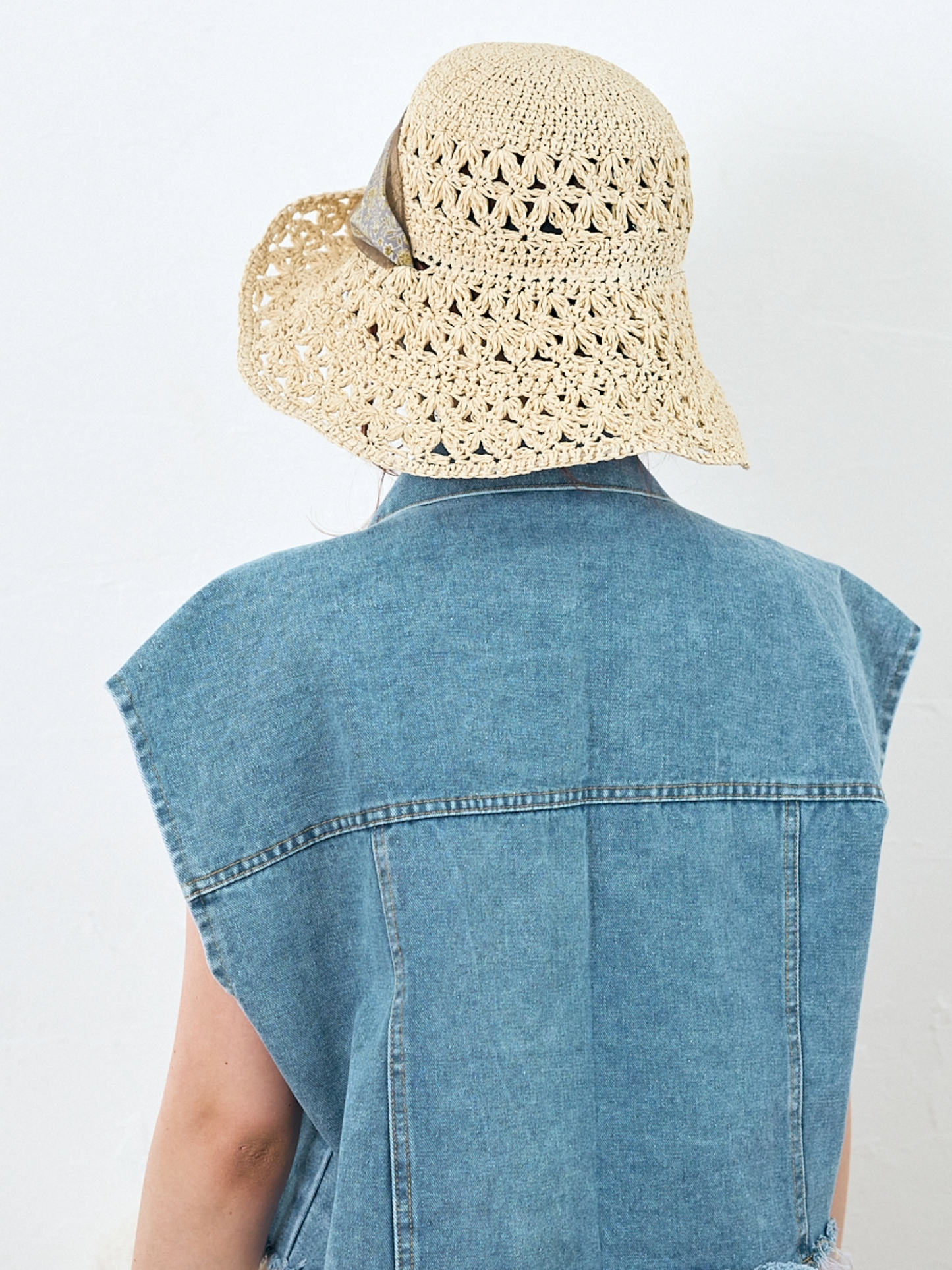 French Riviera Vibe Flower Hat　　