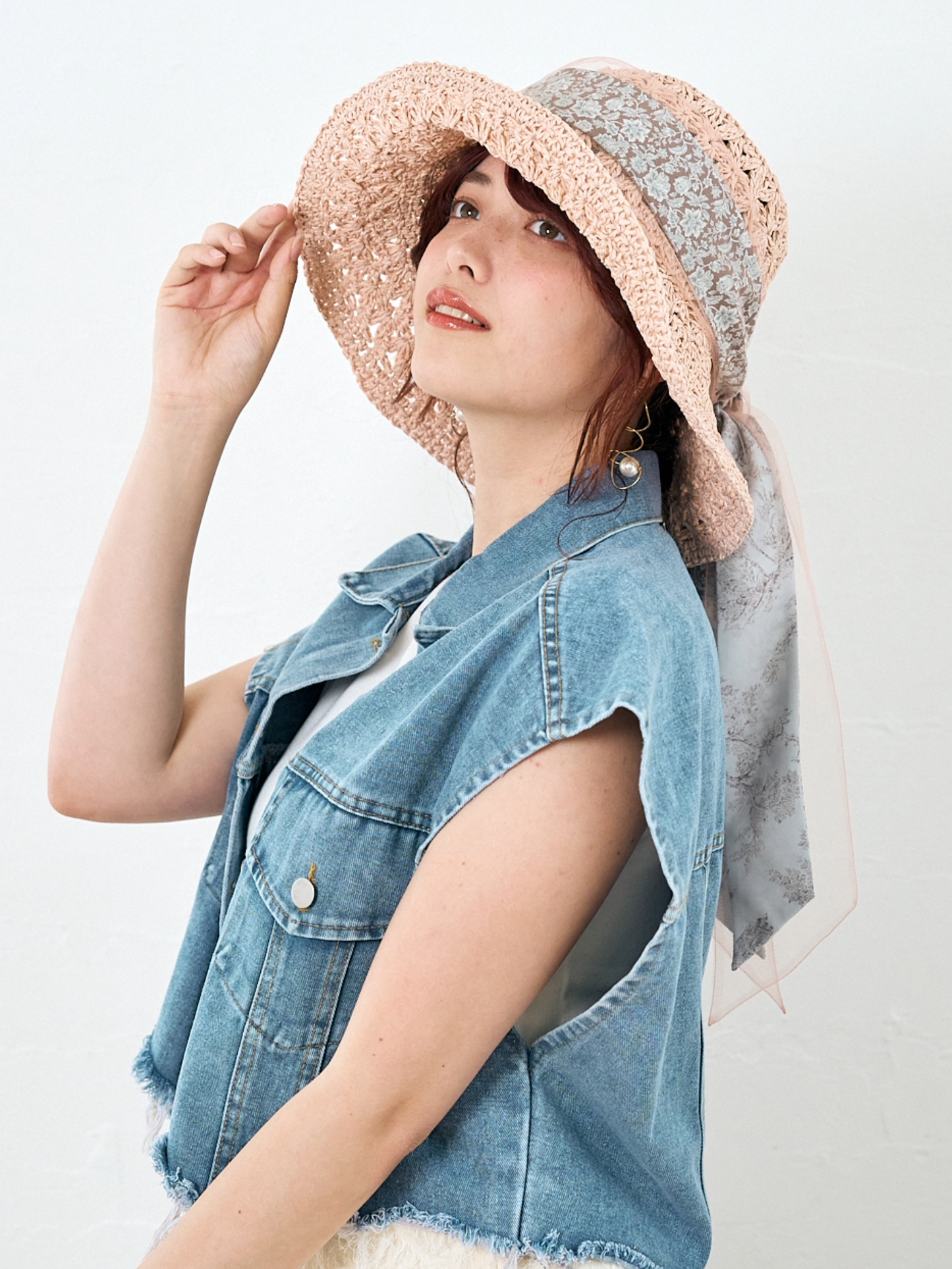 French Riviera Vibe Flower Hat　　