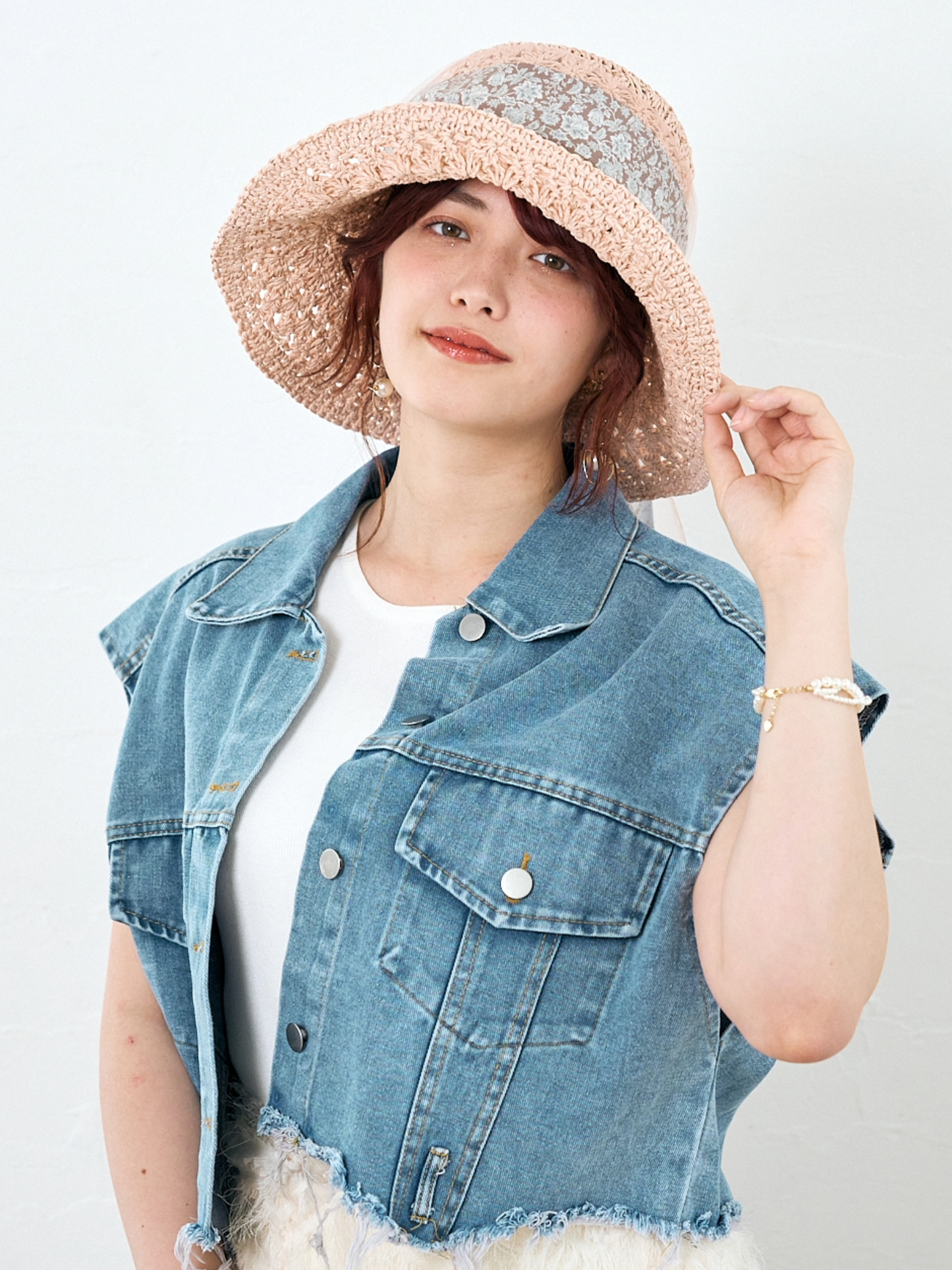 French Riviera Vibe Flower Hat　　