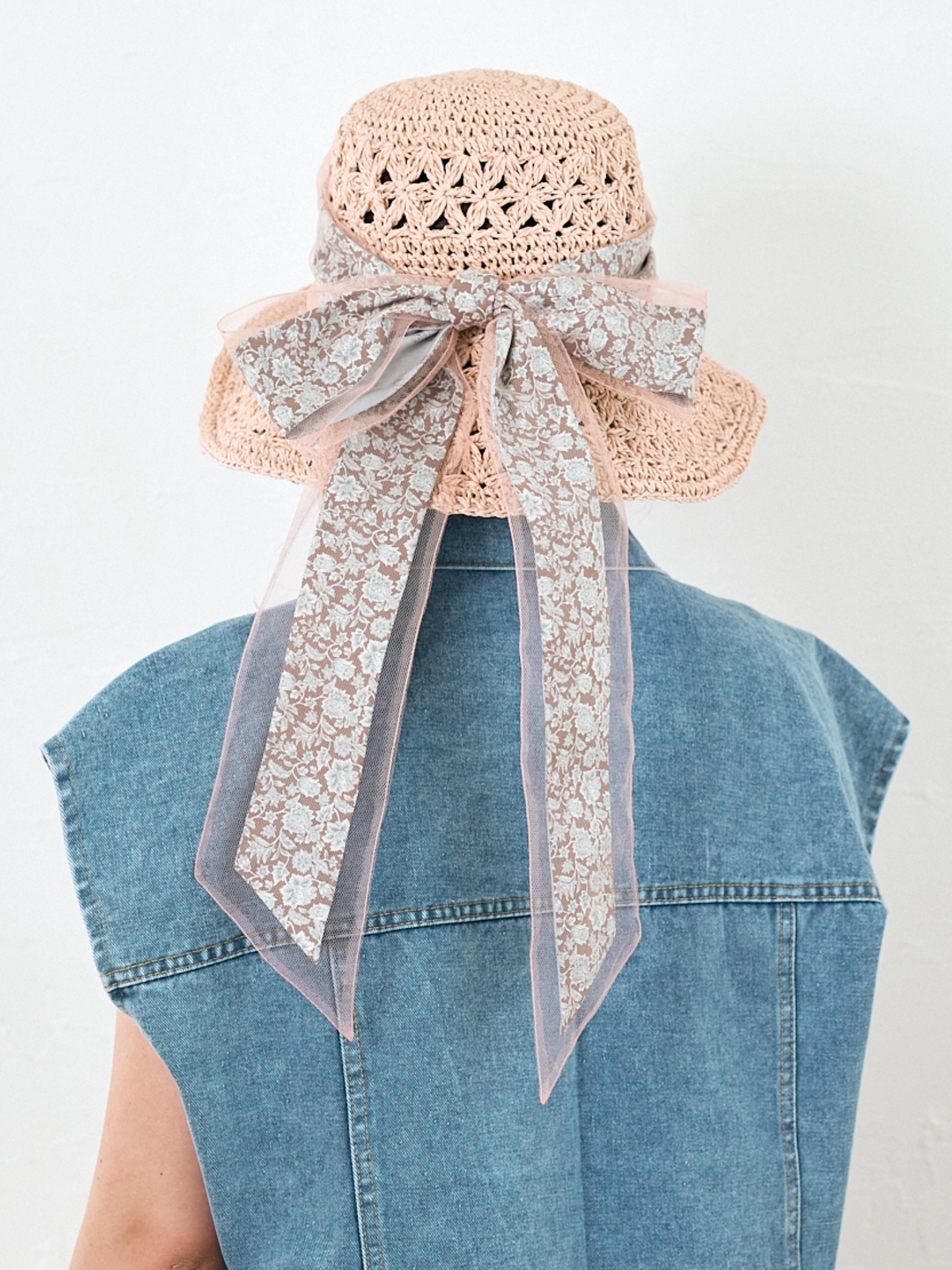 French Riviera Vibe Flower Hat　　
