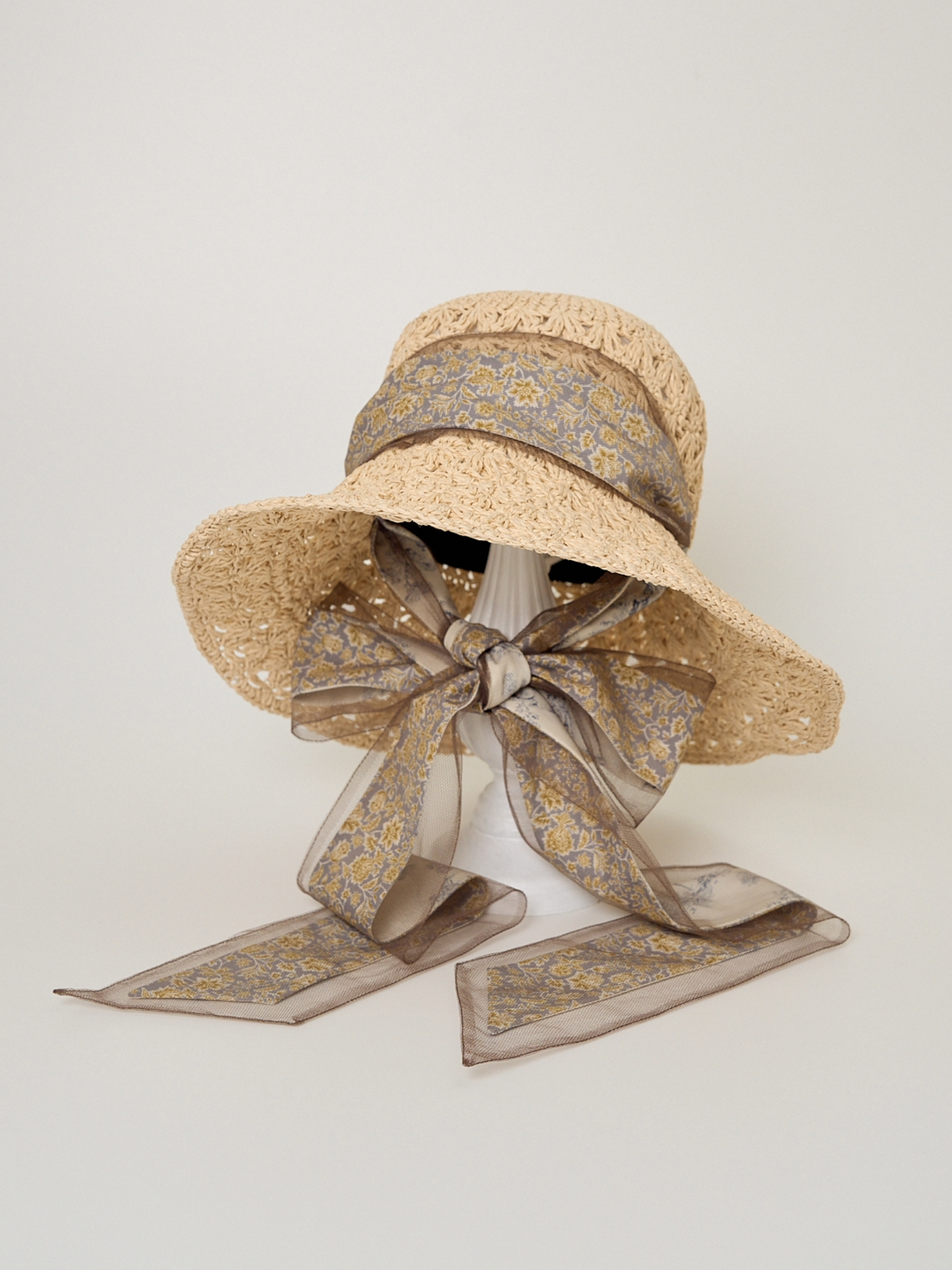 French Riviera Vibe Flower Hat　　