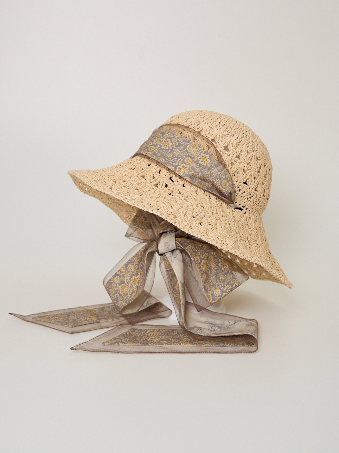 French Riviera Vibe Flower Hat　　