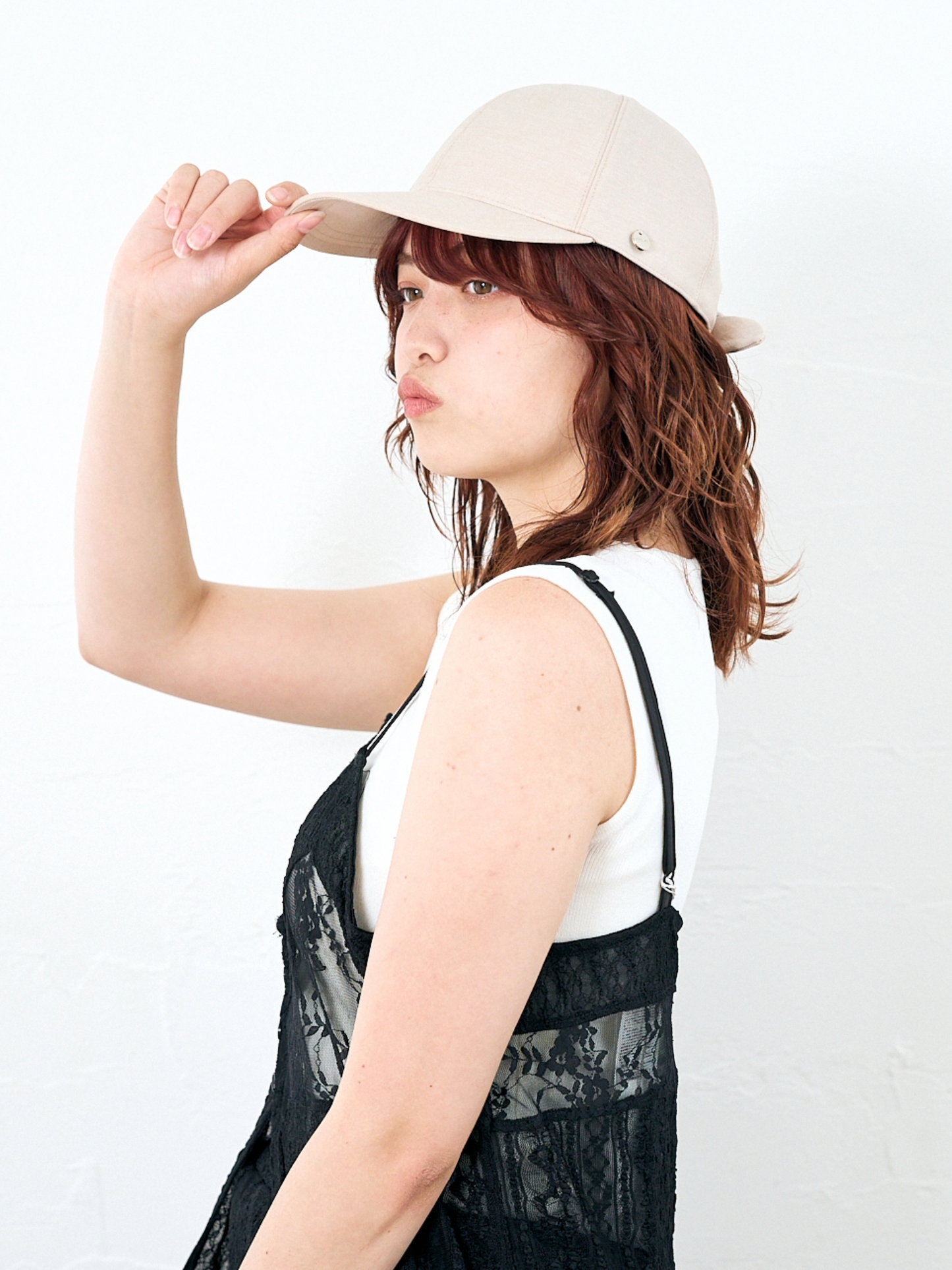 UV&Cool Linen Ribbon Cap