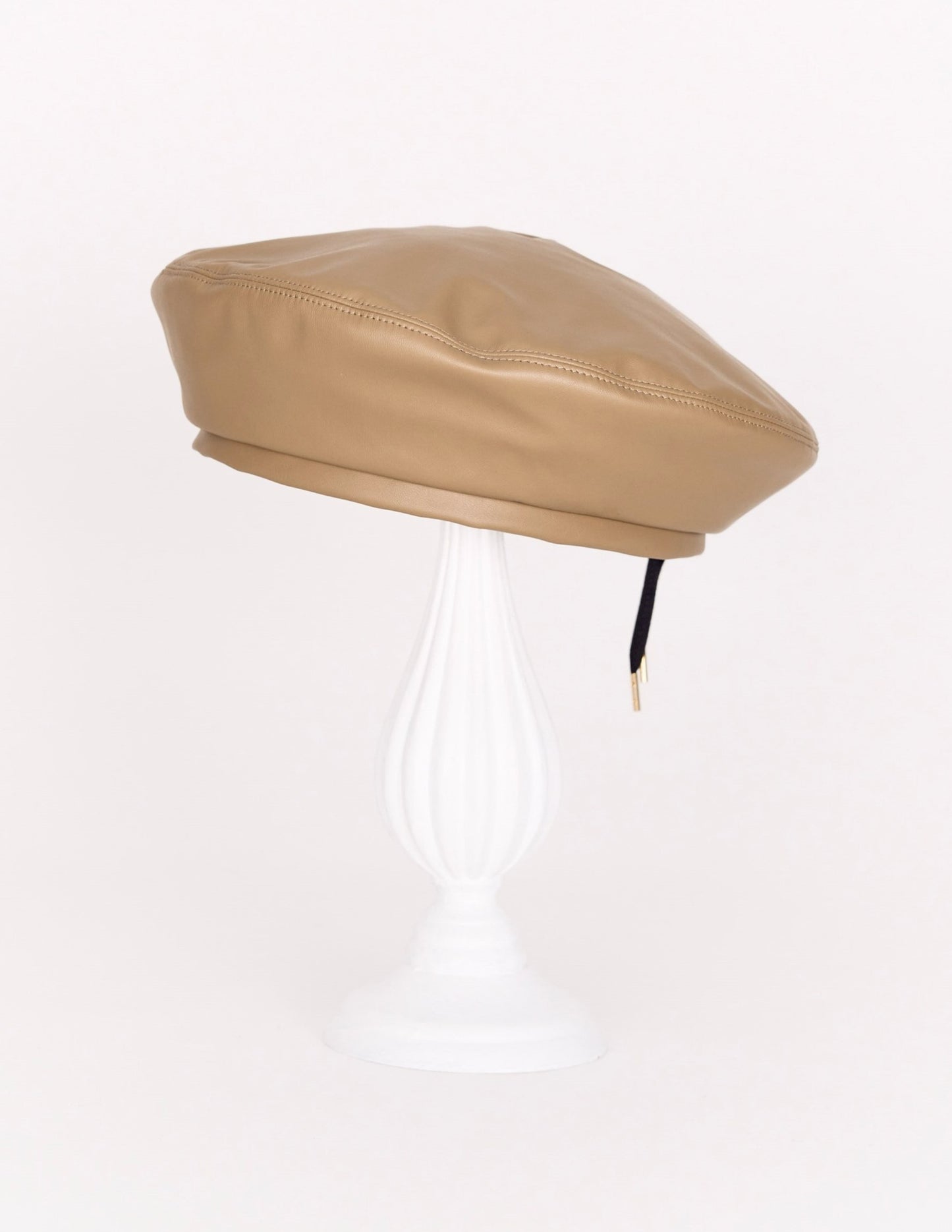 Fake Leather Beret