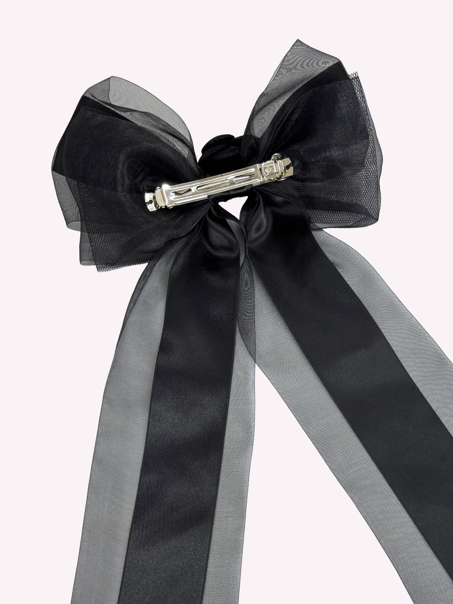 Camellia Ribbon CP Barrette
