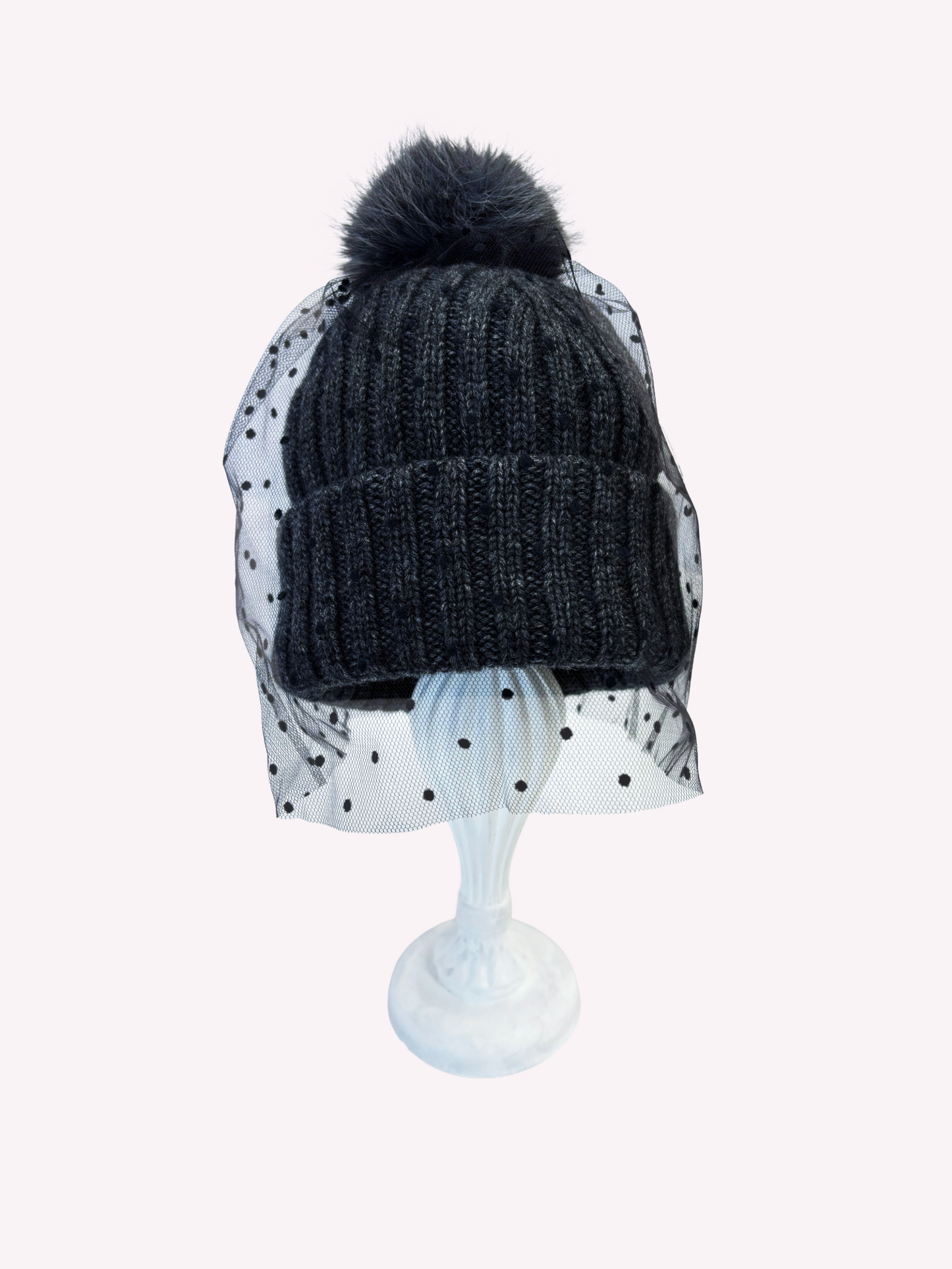 Dot Pompom Knit