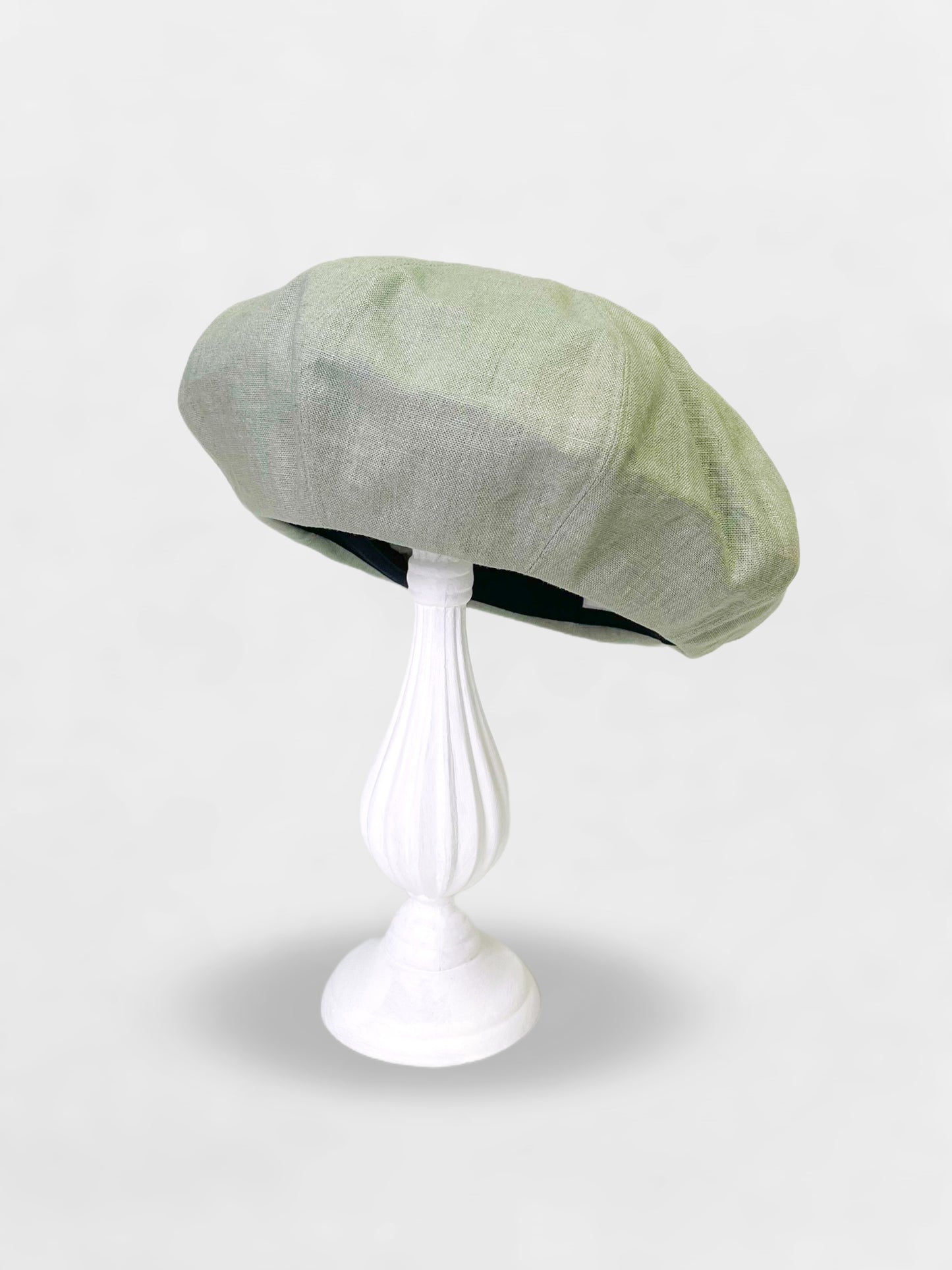 Linen 8 Panel Beret