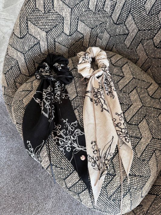 Linen French Ribbon Chou Chou 2