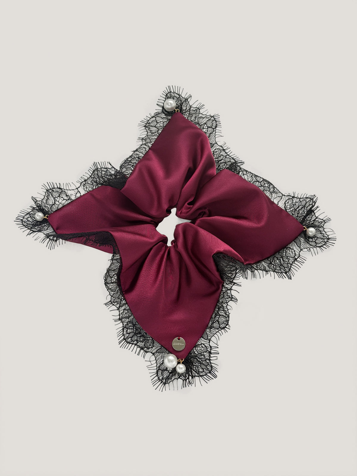 Pearl Lace Square Chou Chou
