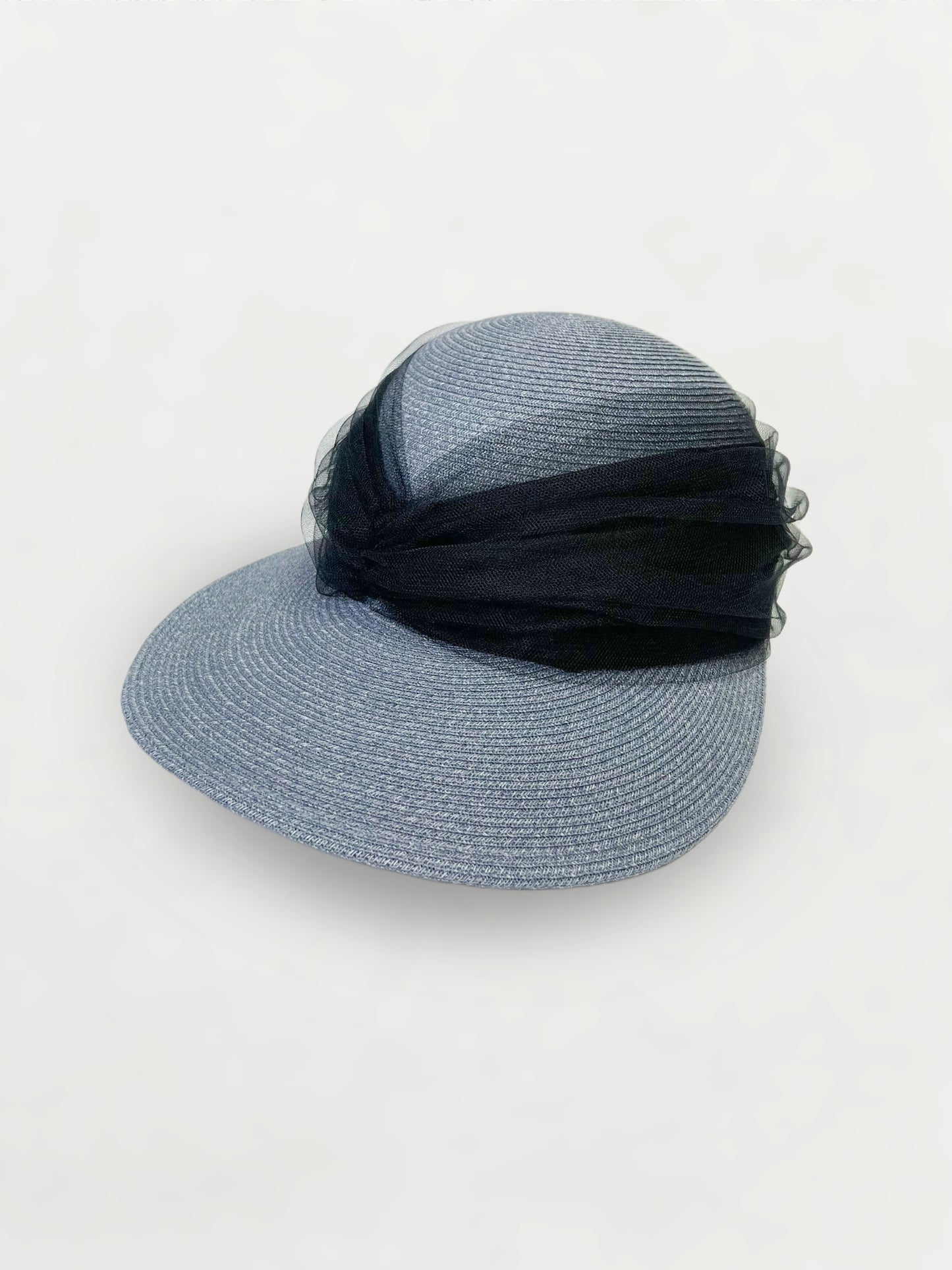 Tulle Ribbon Wide Cap