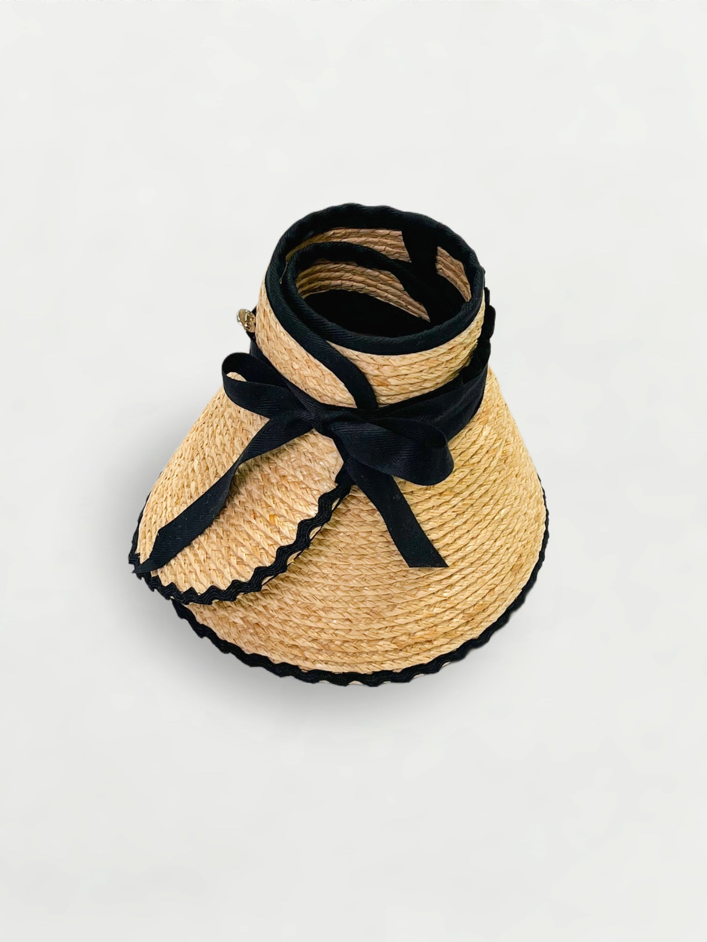 Raffia Wave Visor 2