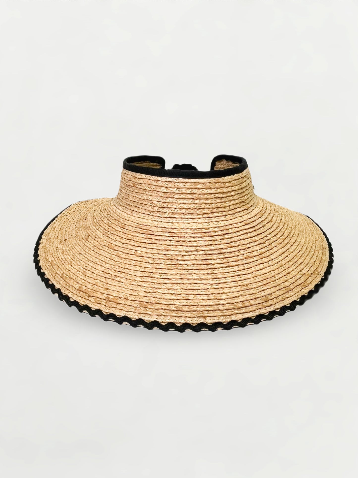 Raffia Wave Visor