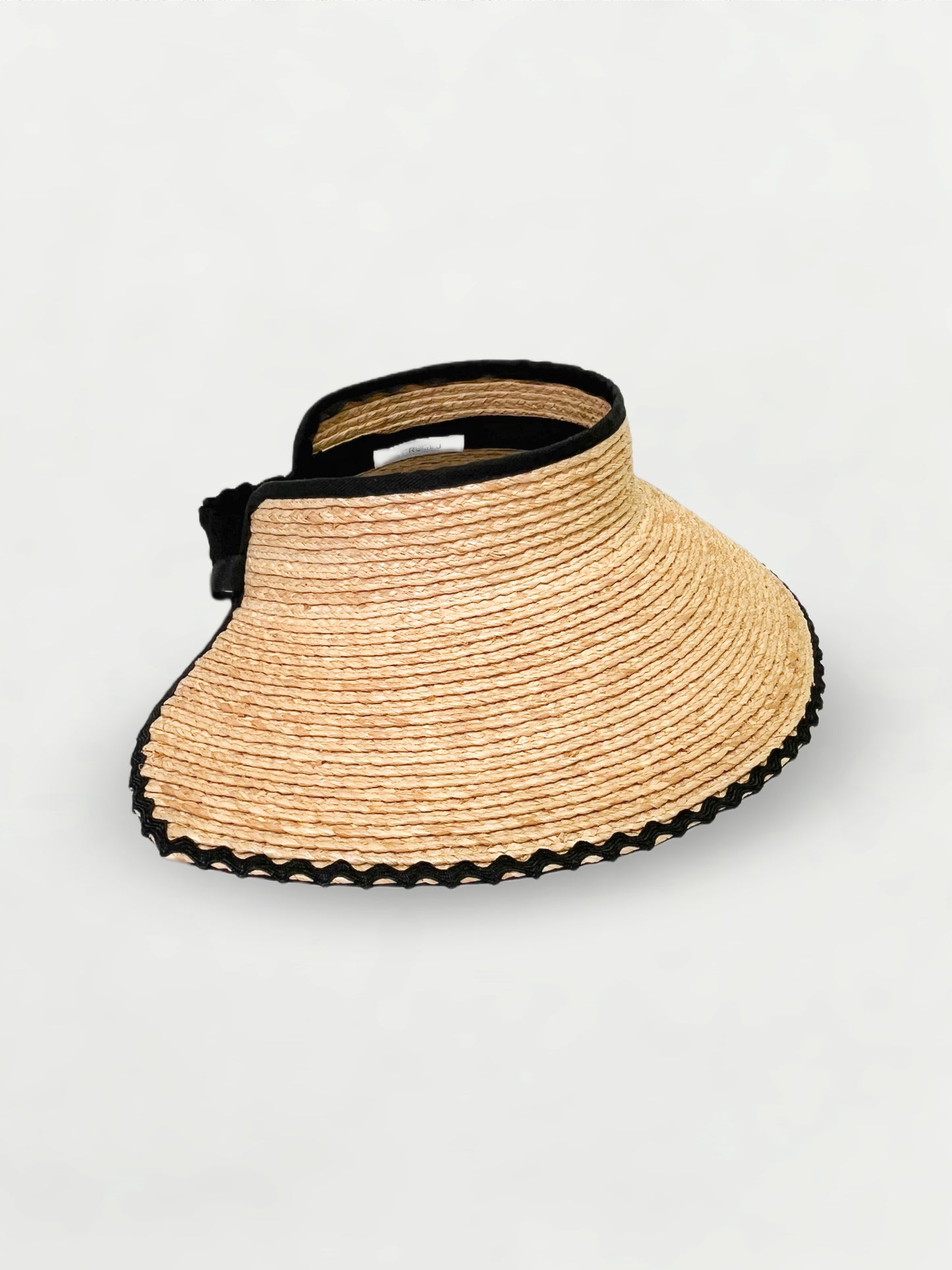 Raffia Wave Visor