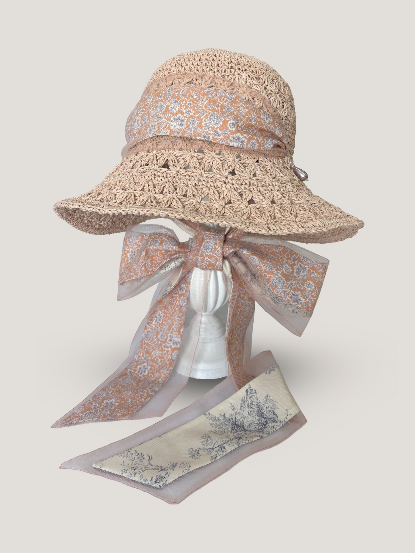 Pearl French Riviera Flower Hat