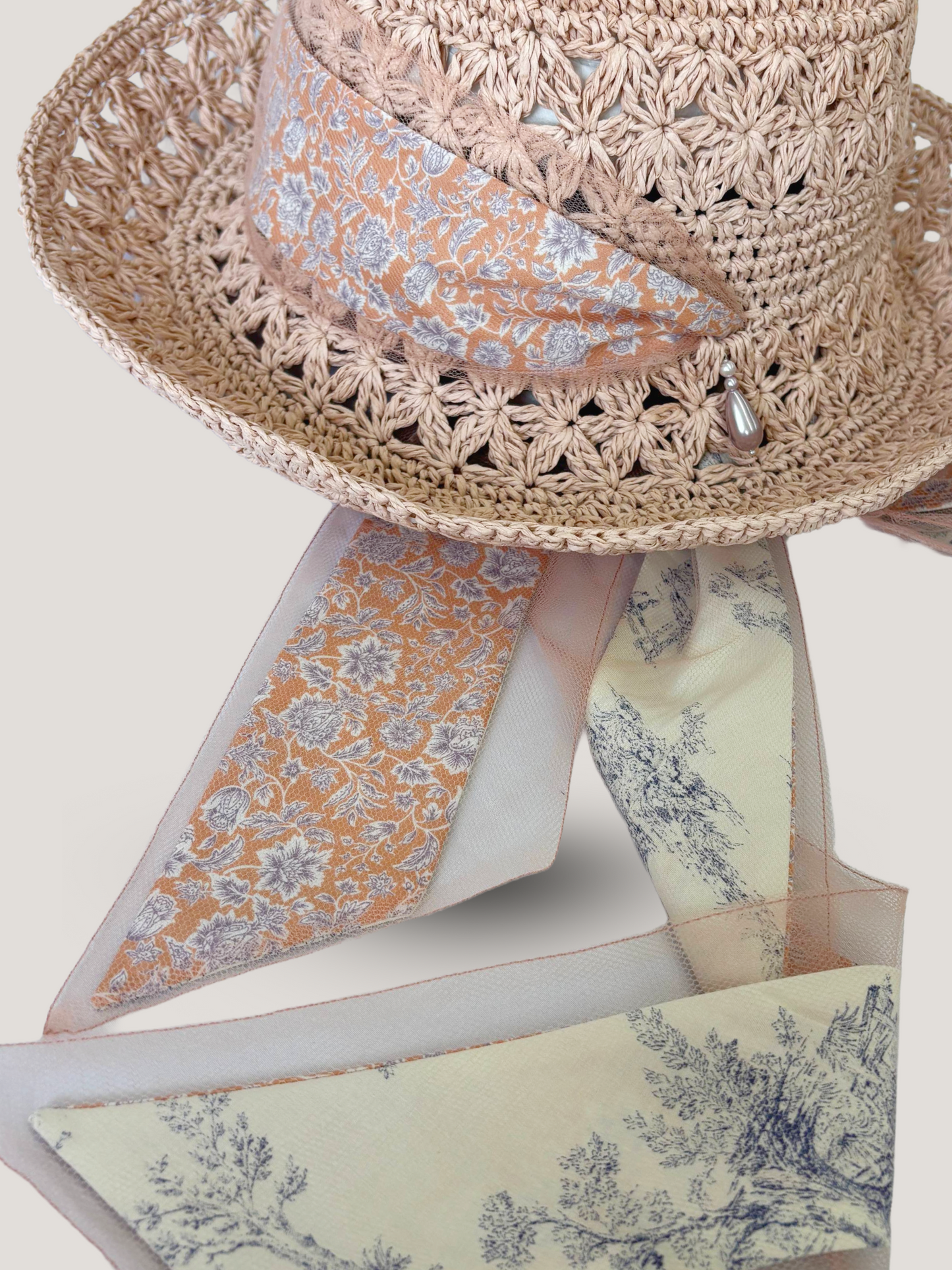 Pearl French Riviera Flower Hat