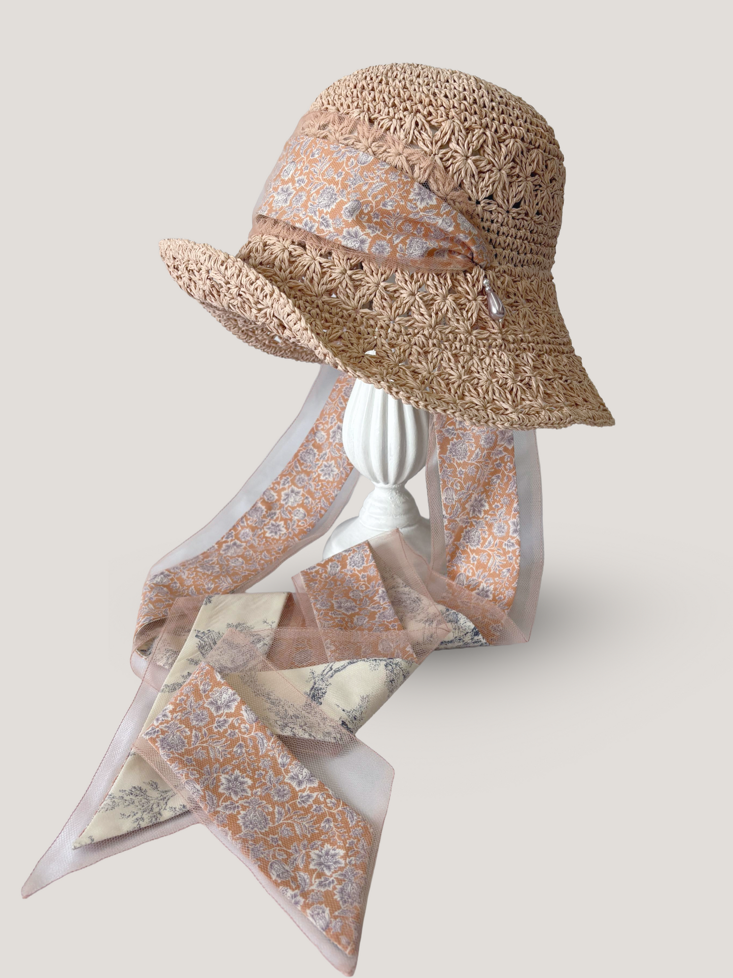 Pearl French Riviera Flower Hat