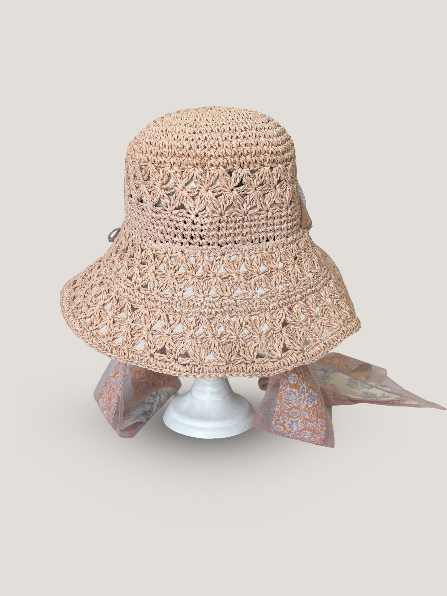 Pearl French Riviera Flower Hat