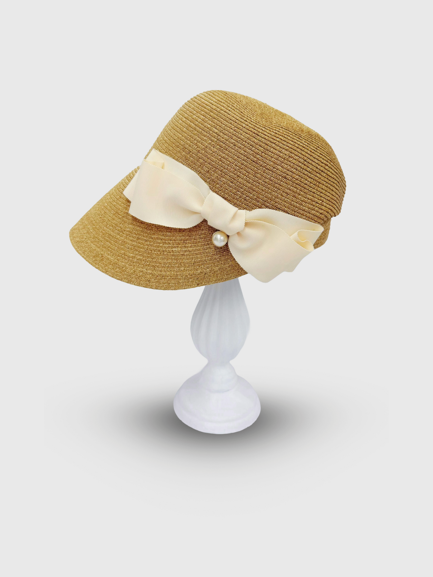 Pearl Side Ribbon Casquette