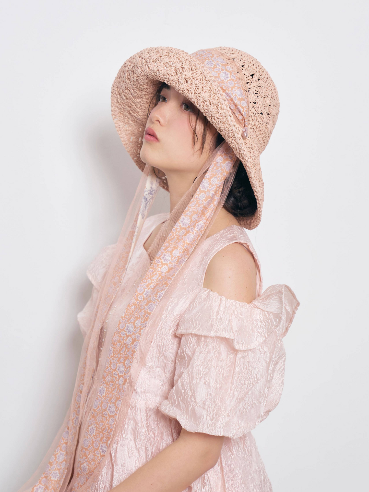 Pearl French Riviera Flower Hat