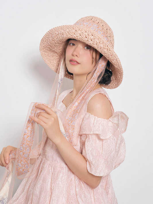 Pearl French Riviera Flower Hat