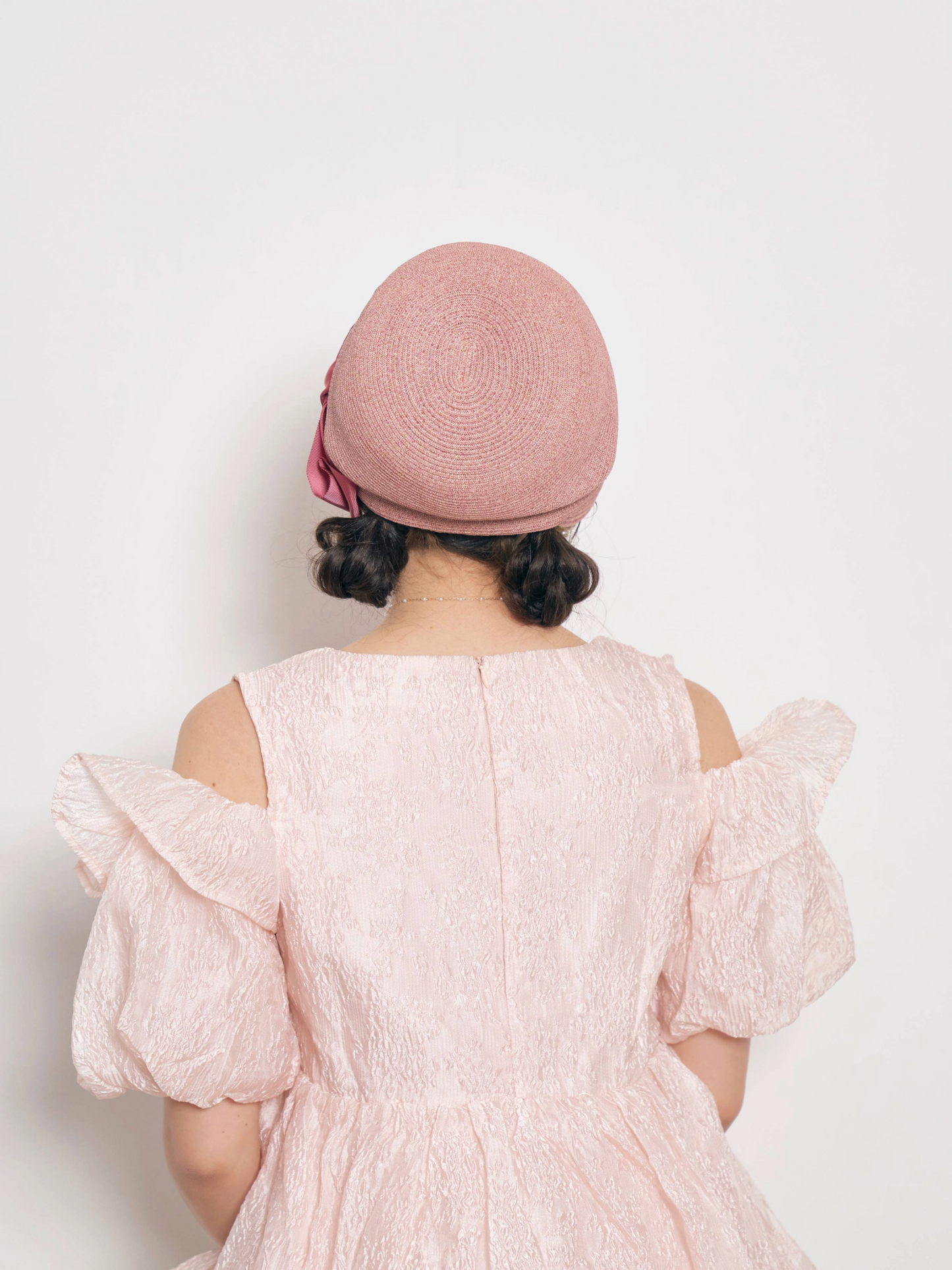 Pearl Side Ribbon Casquette