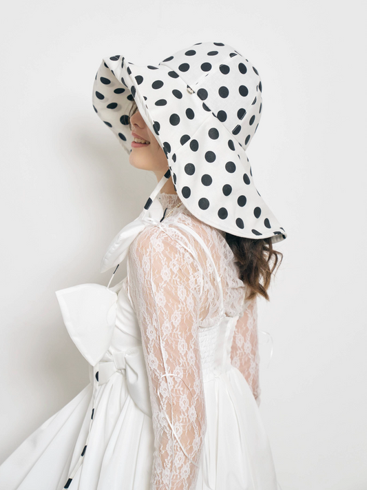 UV Riviera Dot Flare Hat