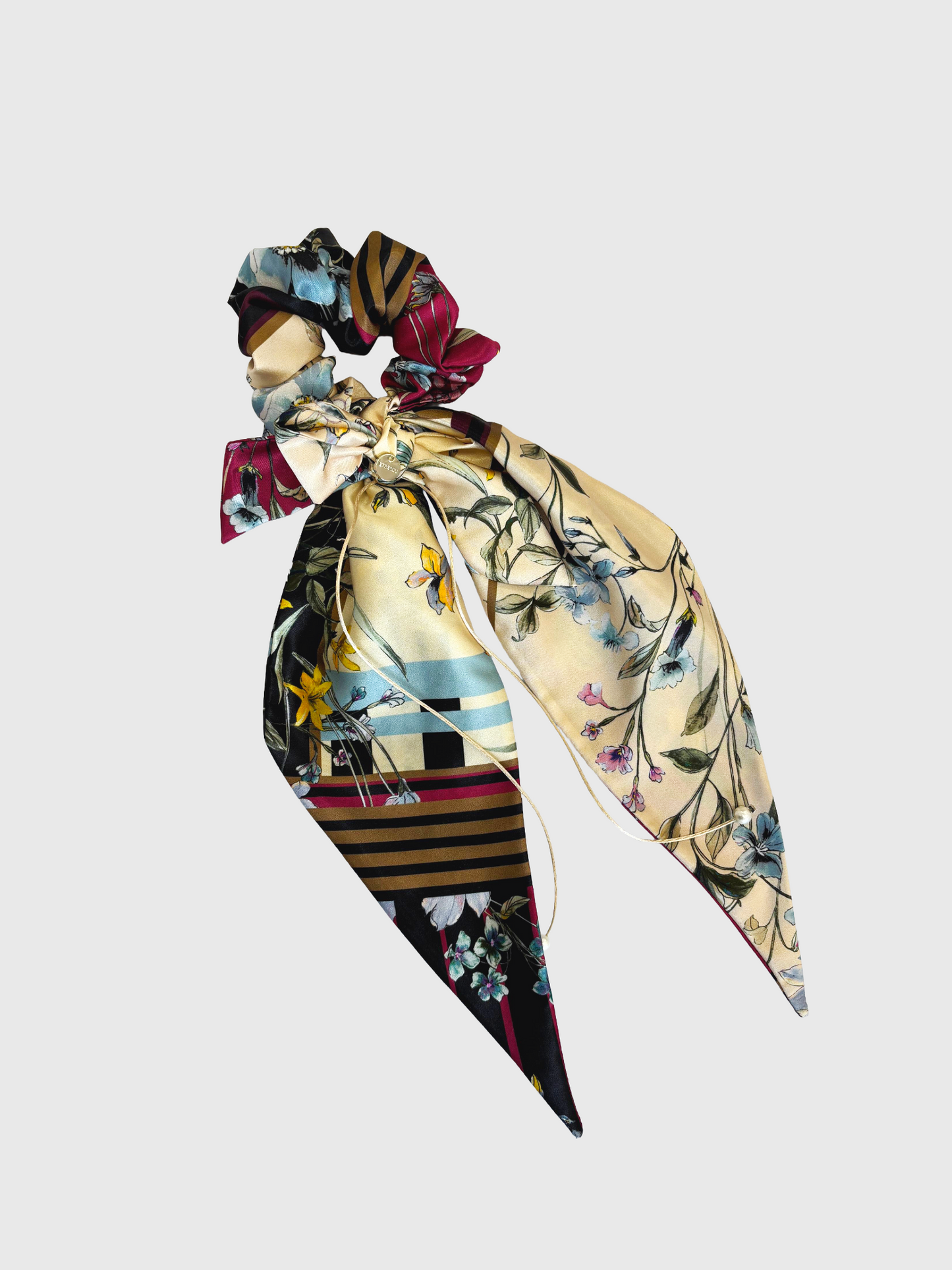 Floral Scarf Ribbon Chou Chou