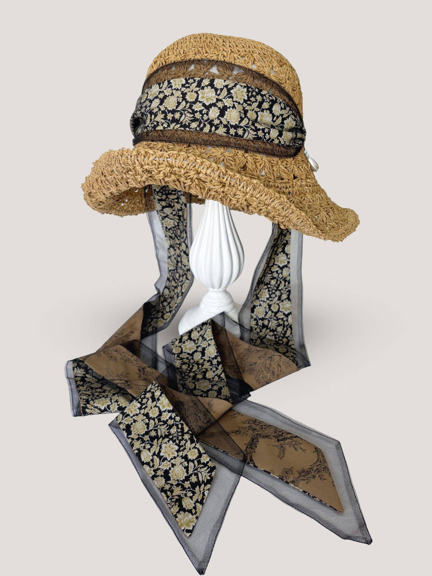 Pearl French Riviera Flower Hat