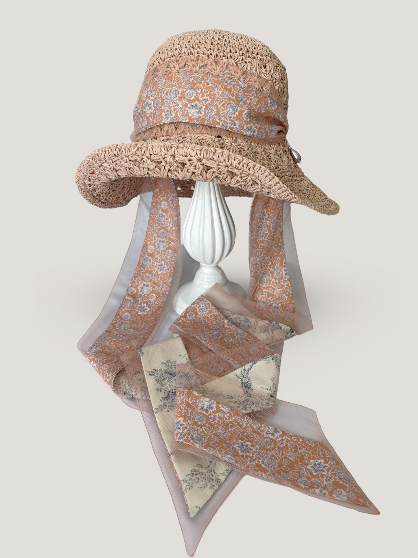 Pearl French Riviera Flower Hat
