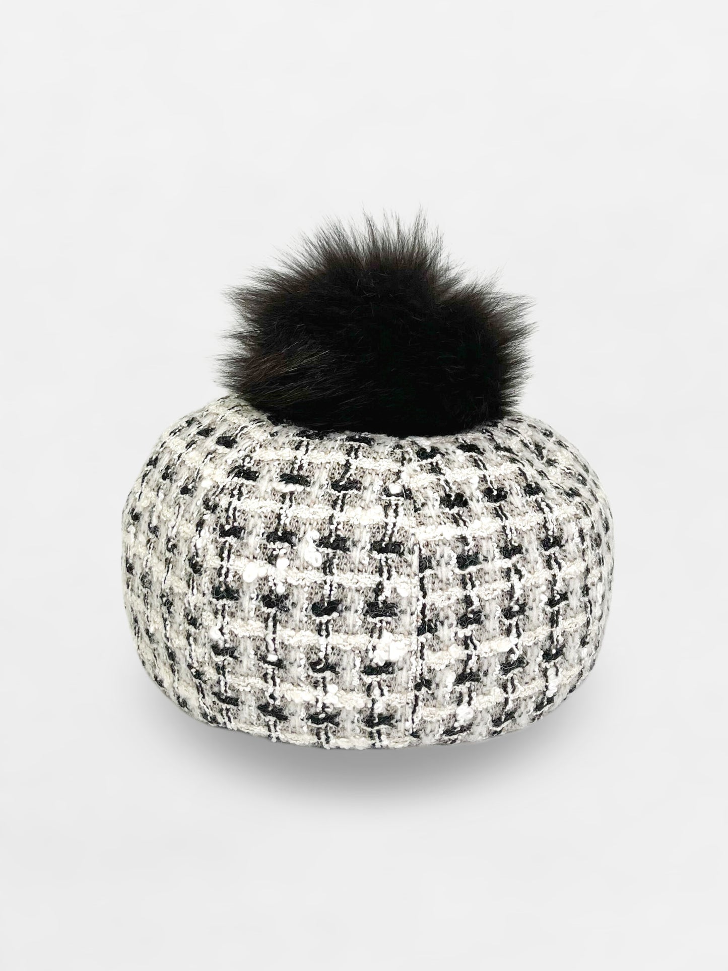 Pompom Tweed Beret