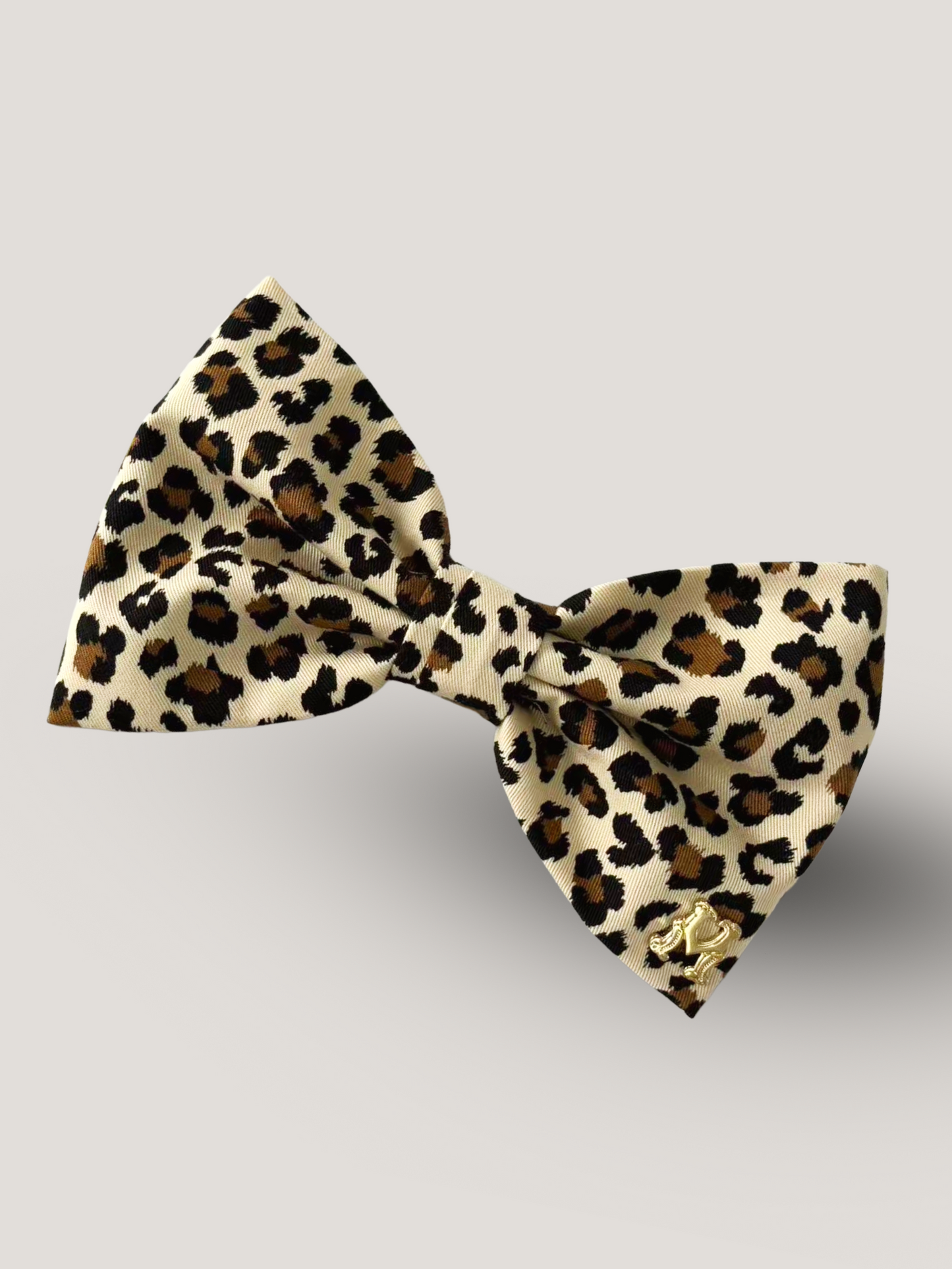 ETRE'MIU Leopard Ribbon Barrette ヒョウ柄リボンバレッタ