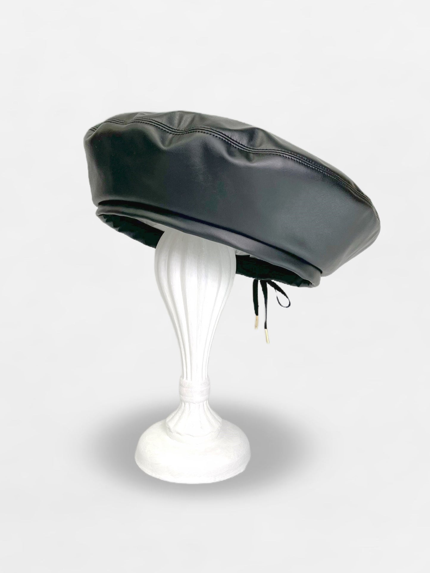 Fake Leather Beret