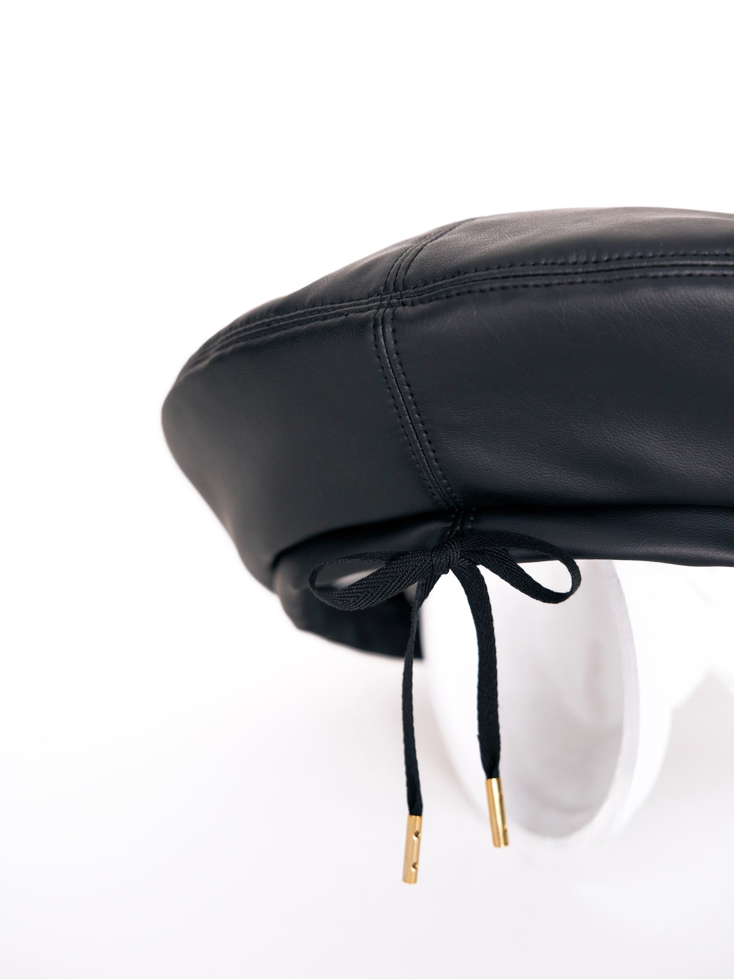 Fake Leather Beret